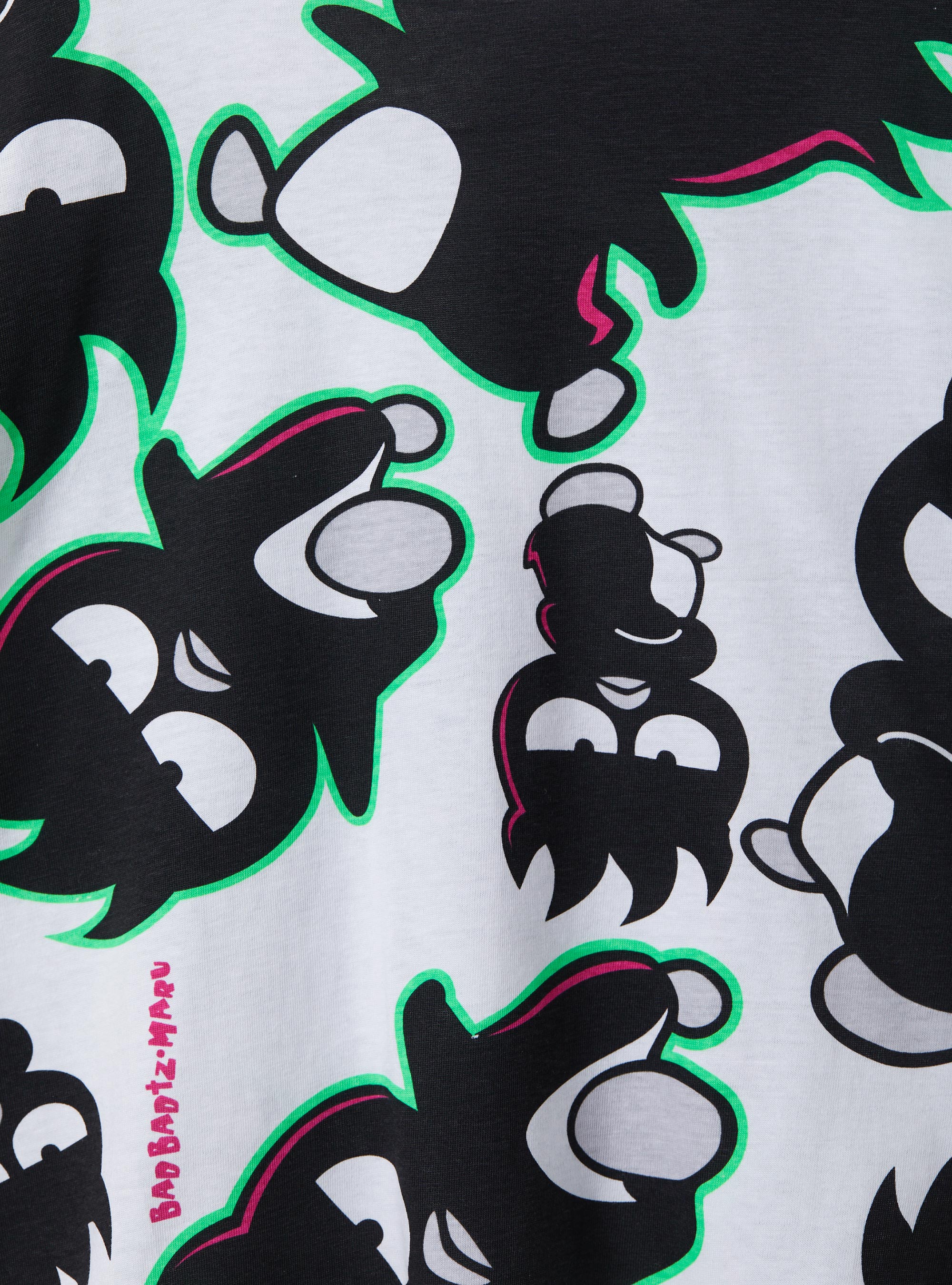 Badtz-Maru / Alcott cropped T-shirt, WH3 WHITE