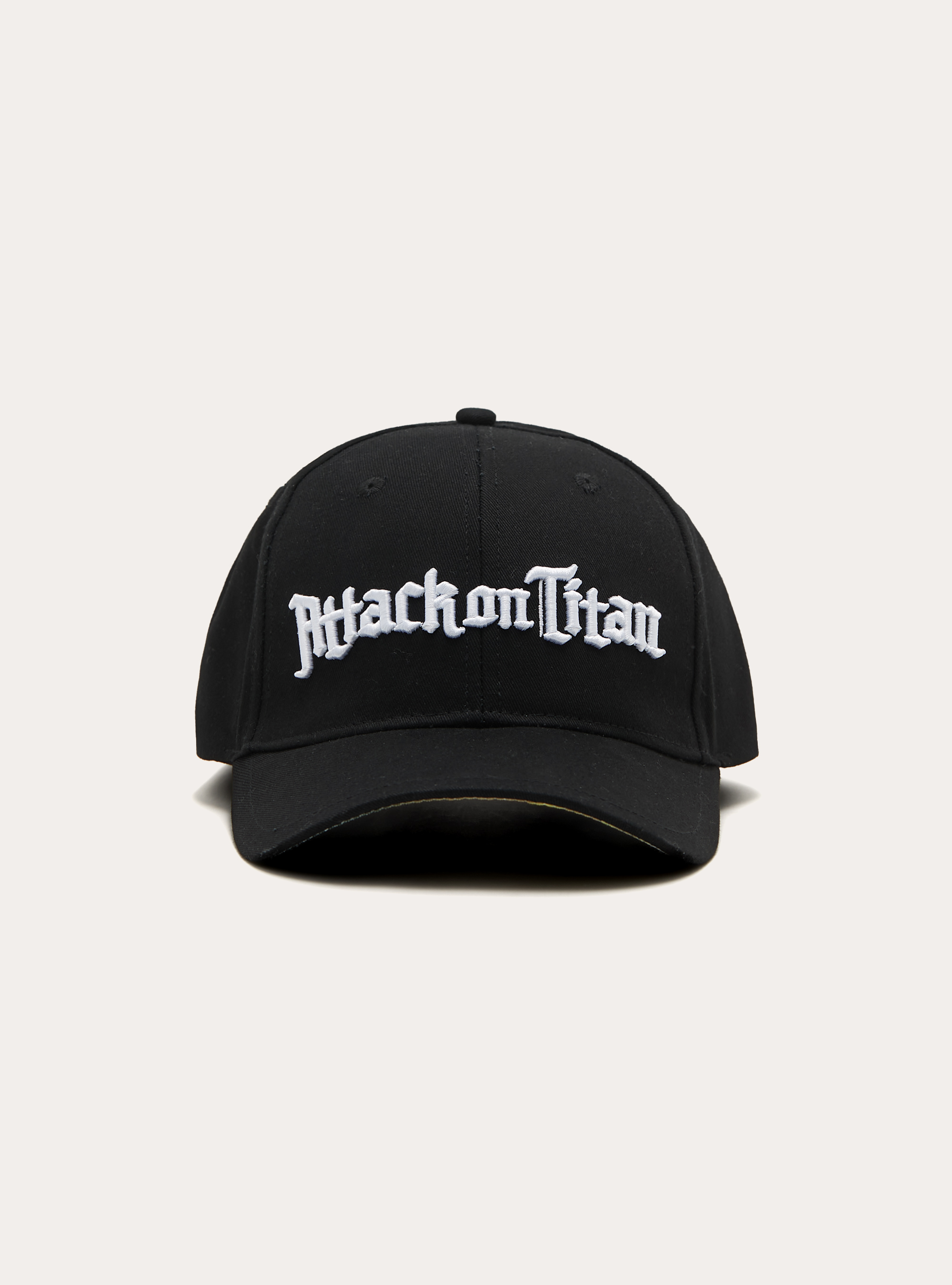 Cappello con ricamo attack on titan, BK1 BLACK