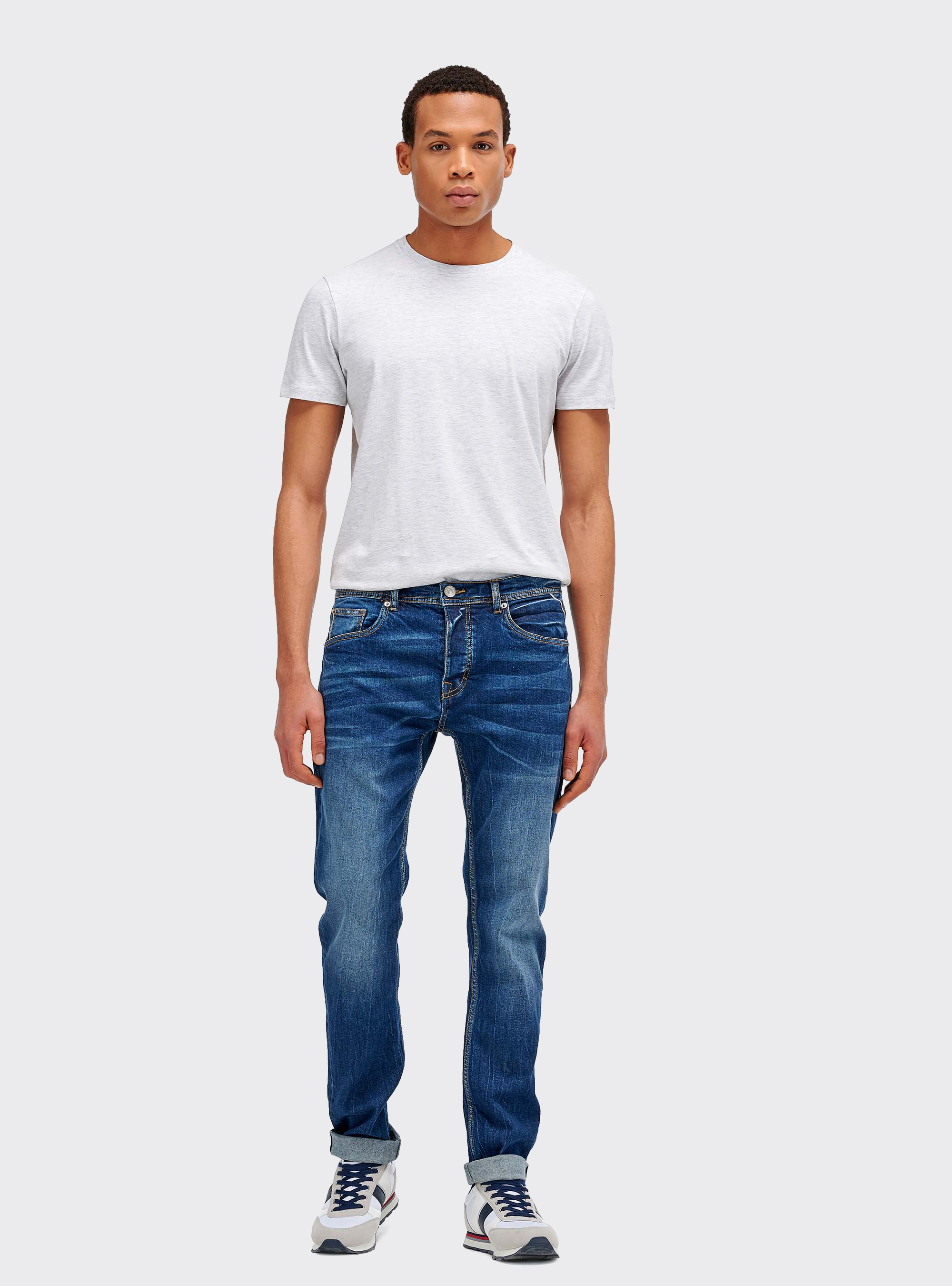 Jean slim selvedge, C284 AZZURRE