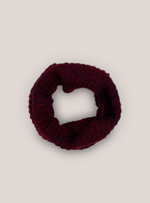 Collo in maglia, BORDEAUX