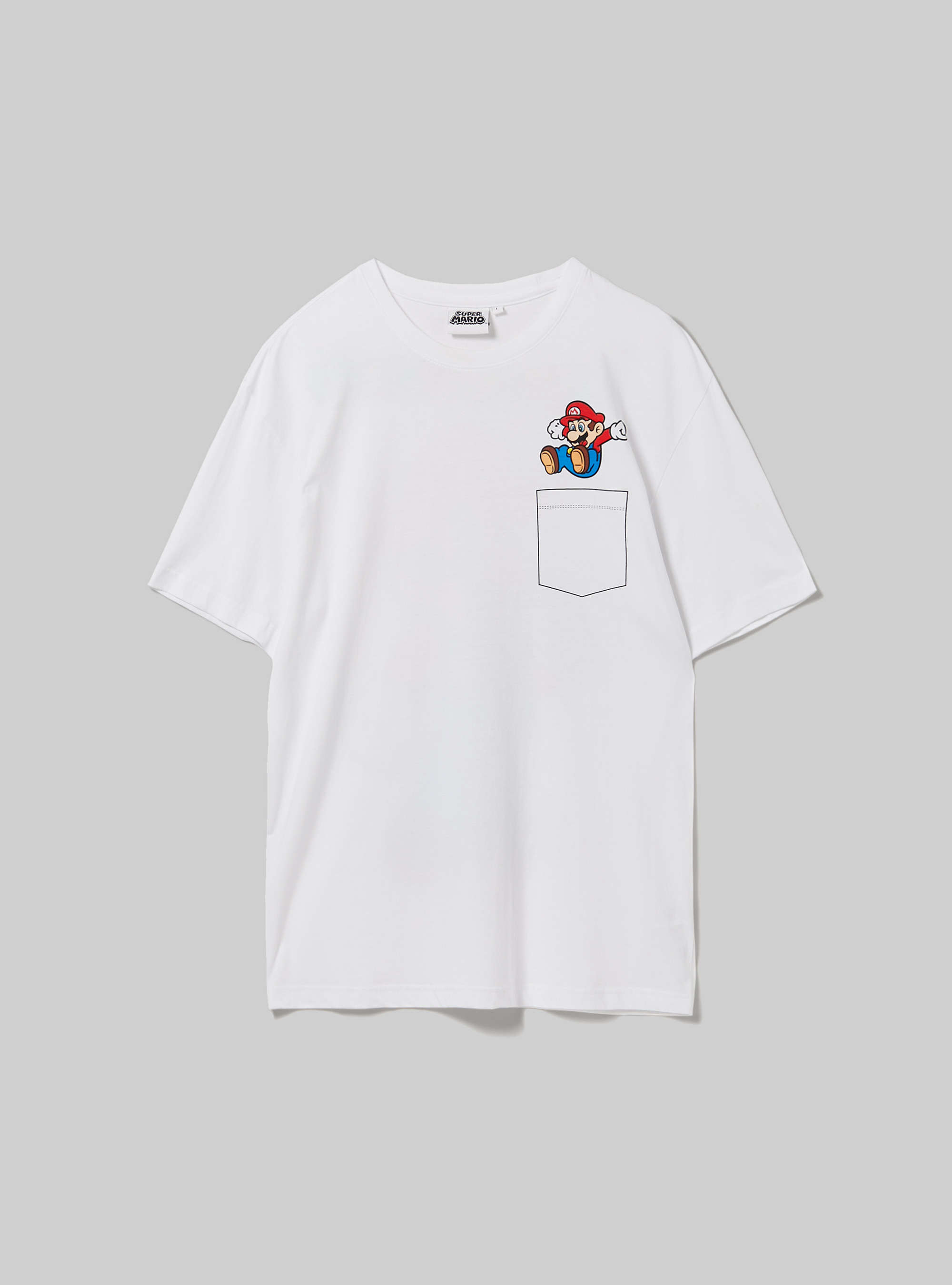 Super Mario / Alcott T-shirt, WH3 WHITE