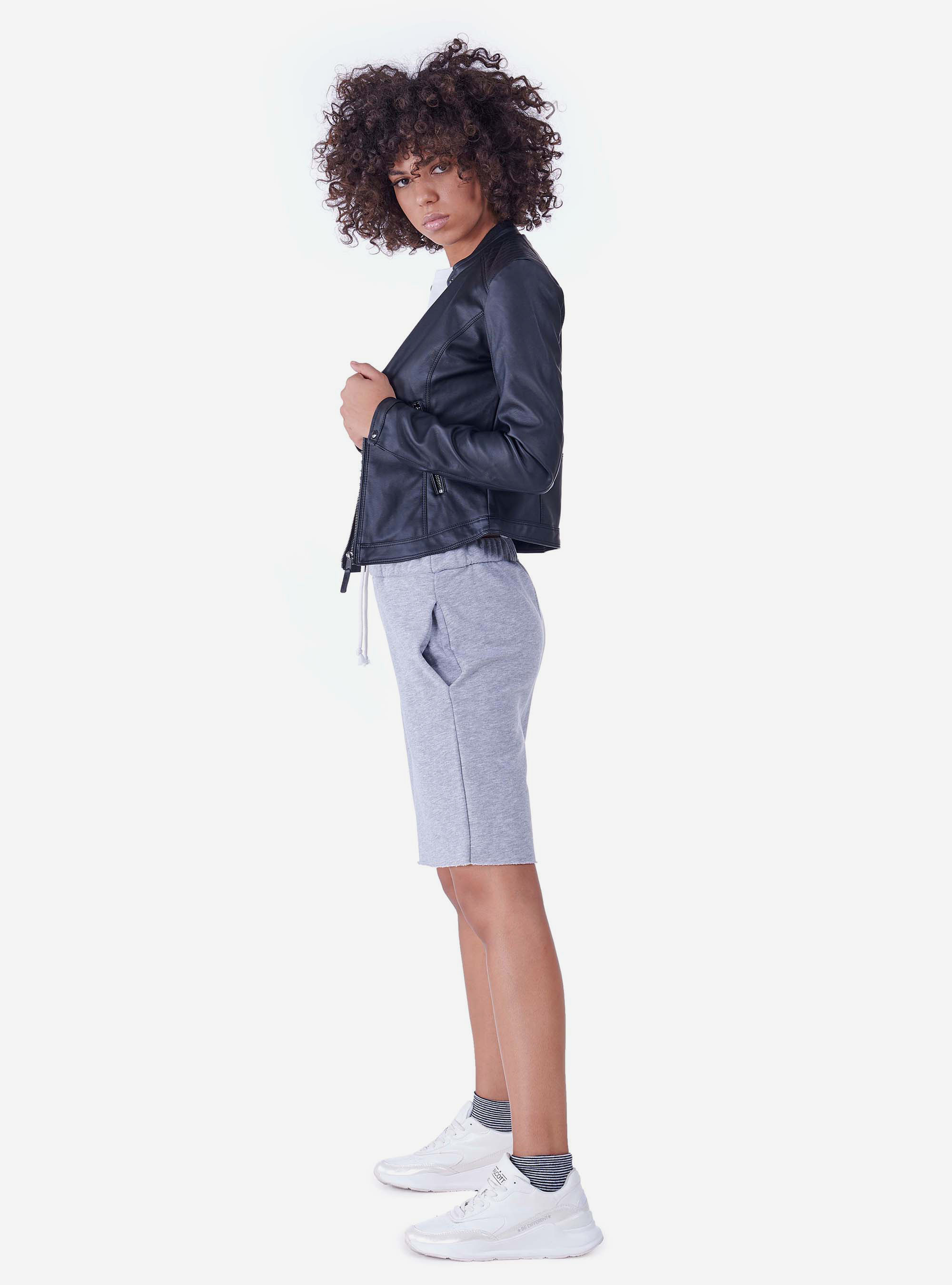 Short en molleton, C143 LIGHT GREY M