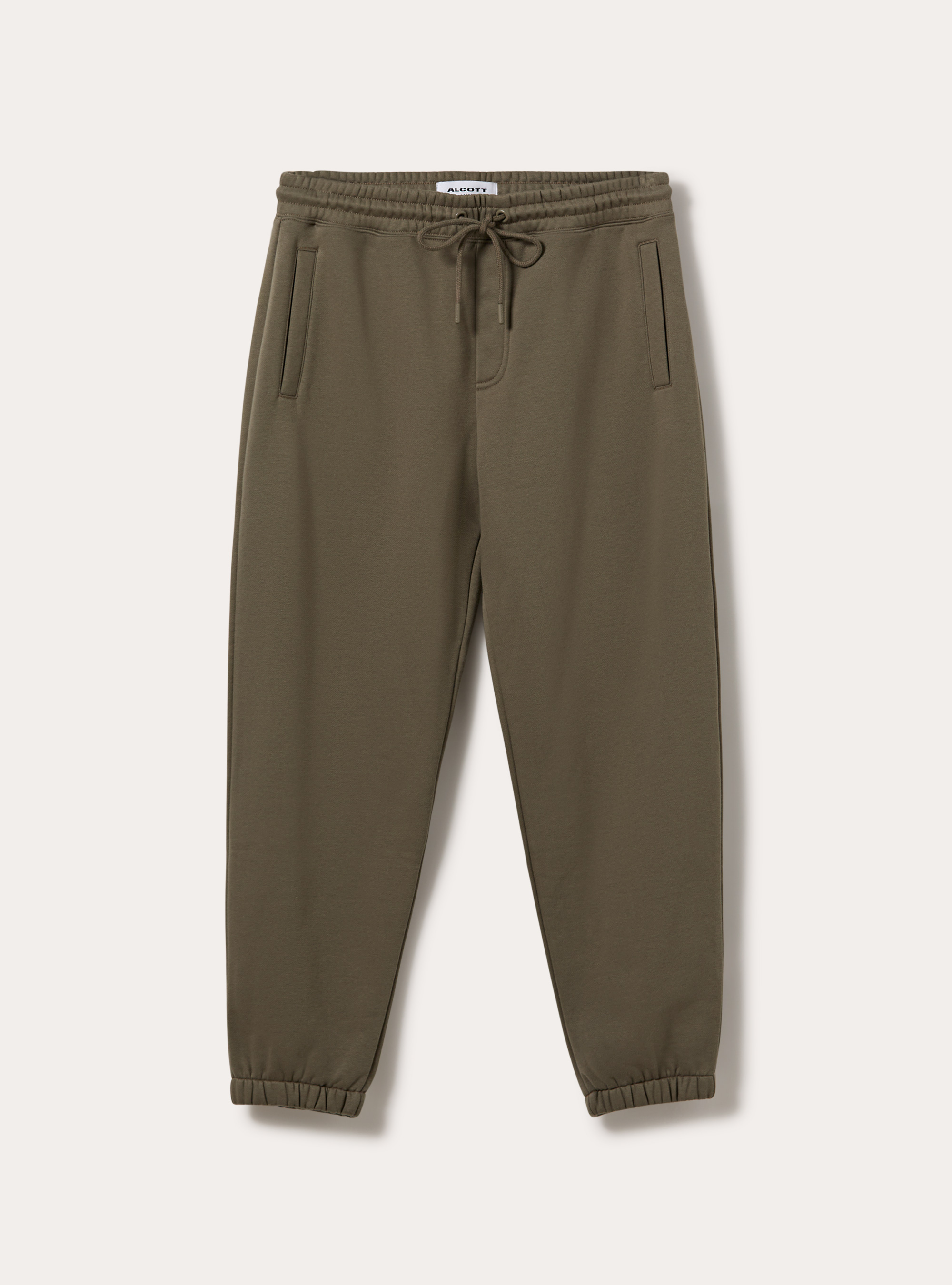 Jogger basico con coulisse ed elastico in vita, KY2 KAKY MEDIUM