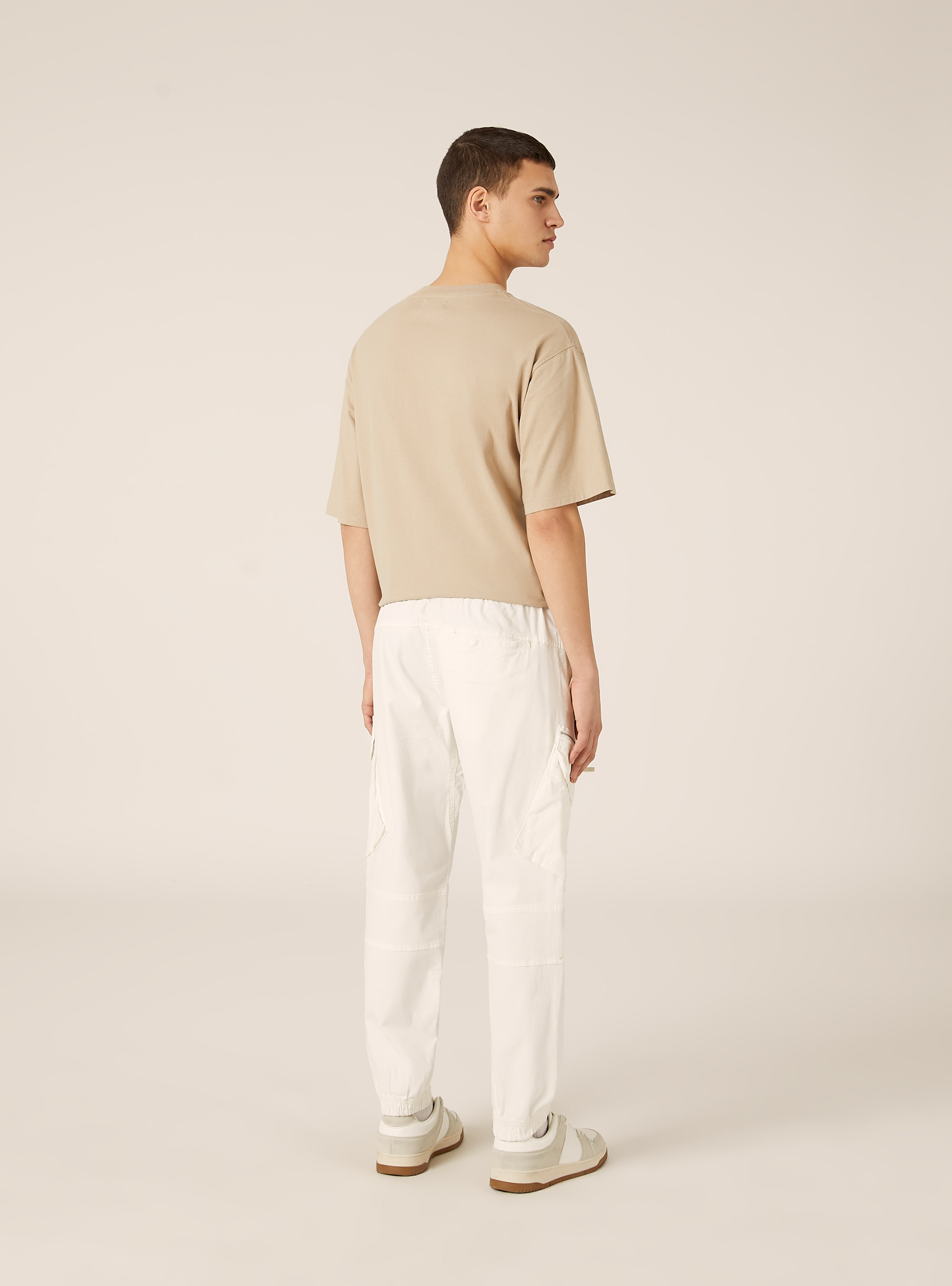 Cargohose aus Twill, WH1 OFF WHITE