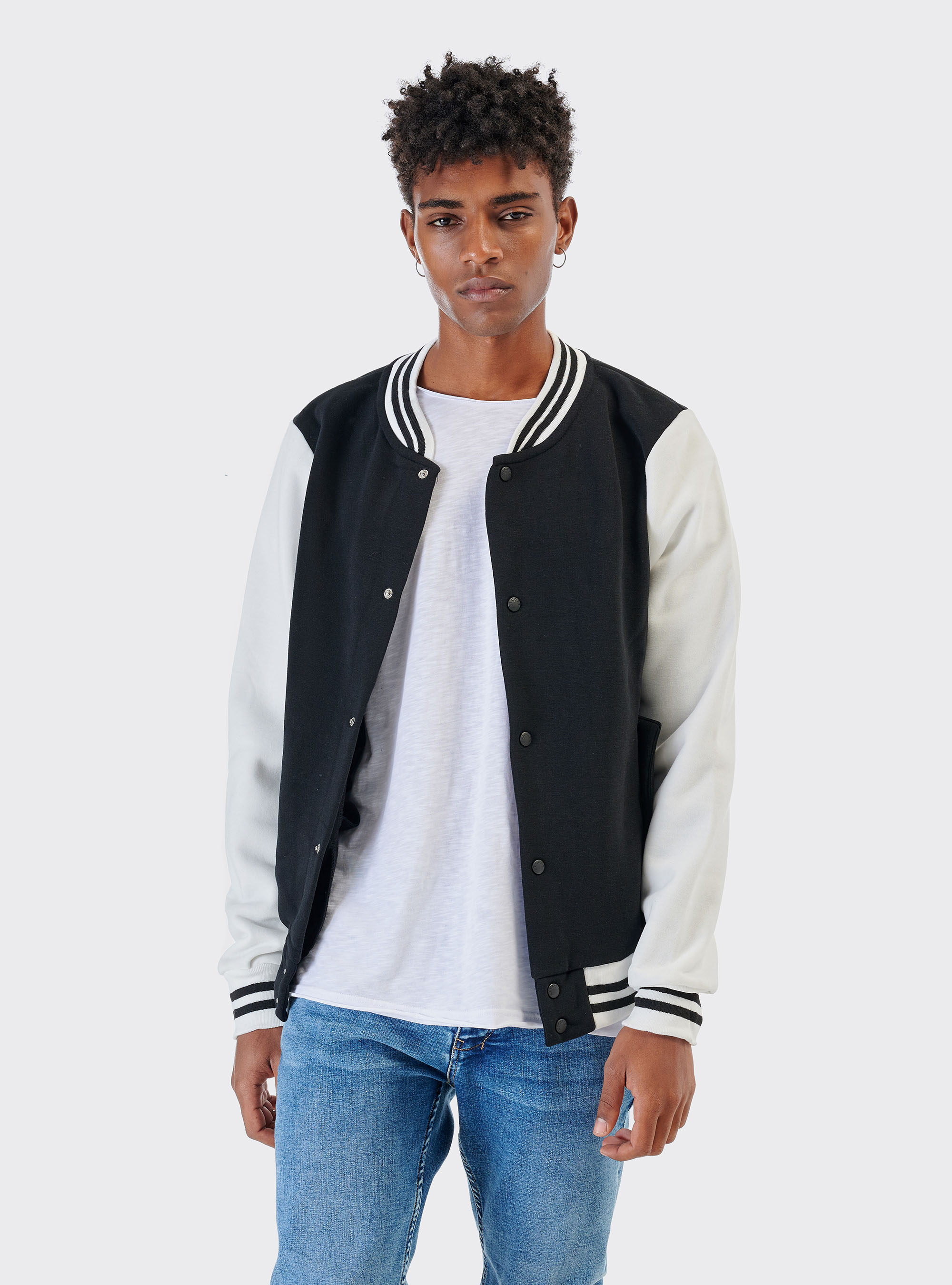 Baseball jacket, C101 BLACK