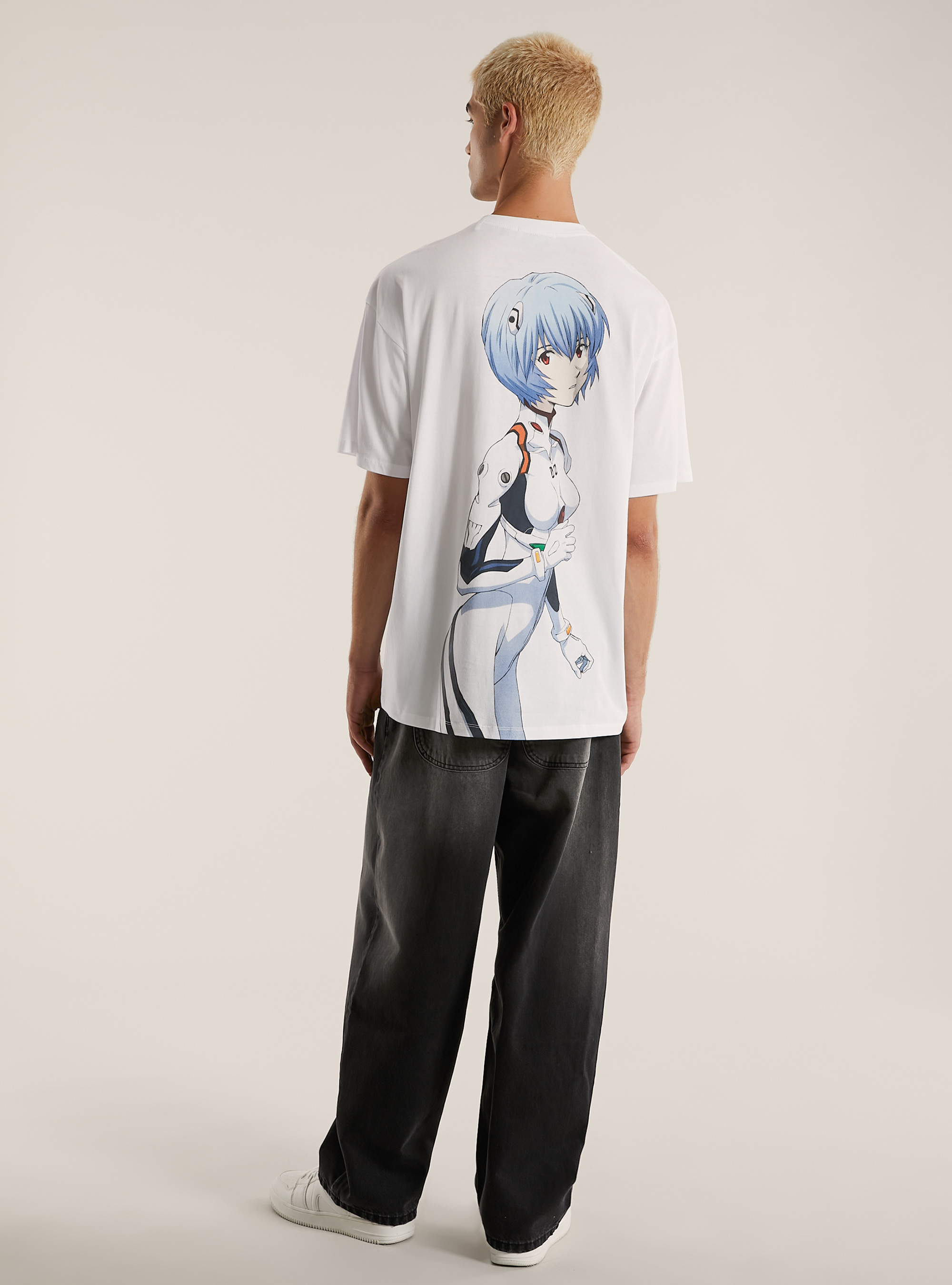 Camiseta Evangelion / Alcott, WH3 WHITE