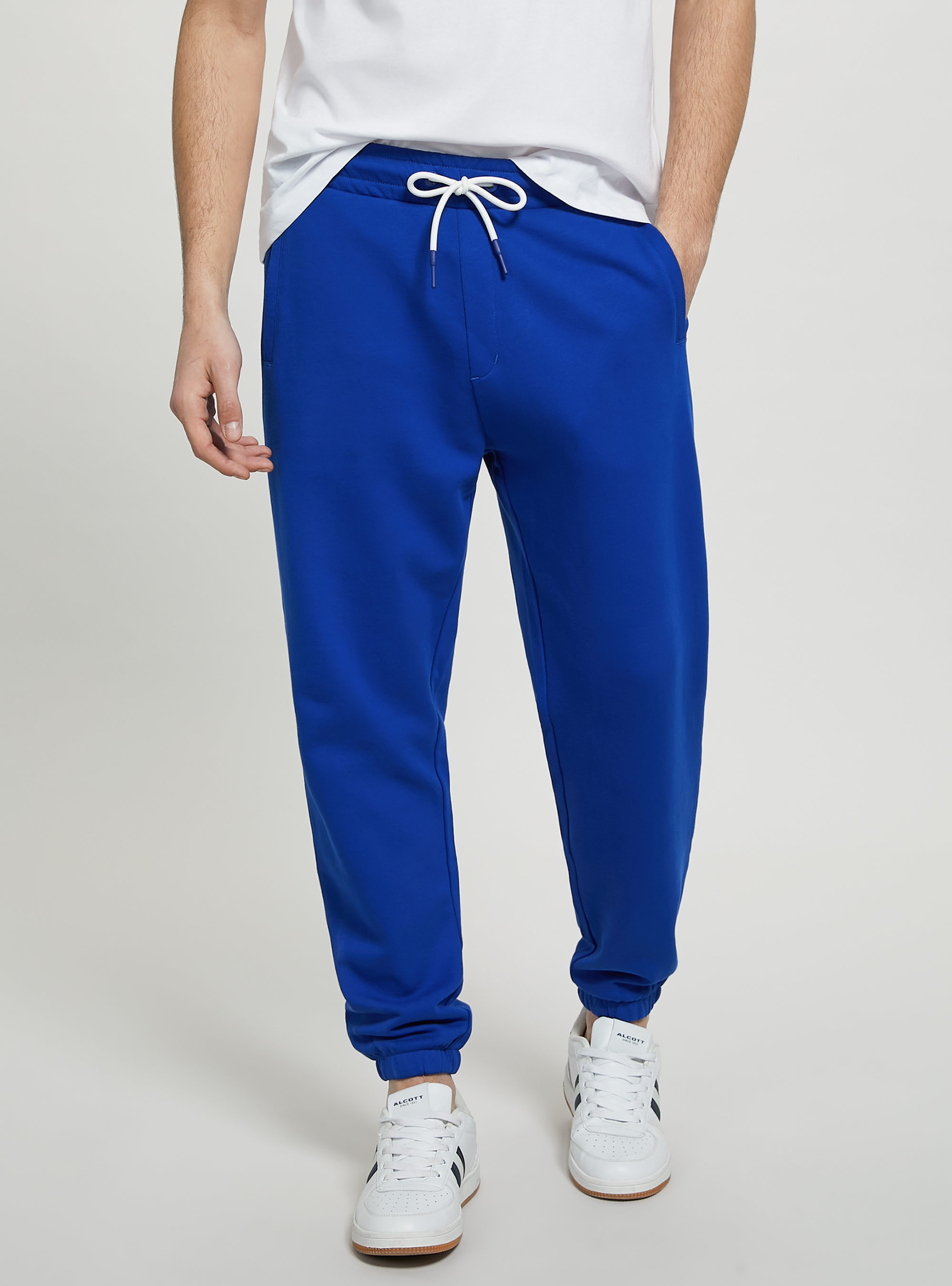 Plush jogger trousers, RY1 ROYALE DARK