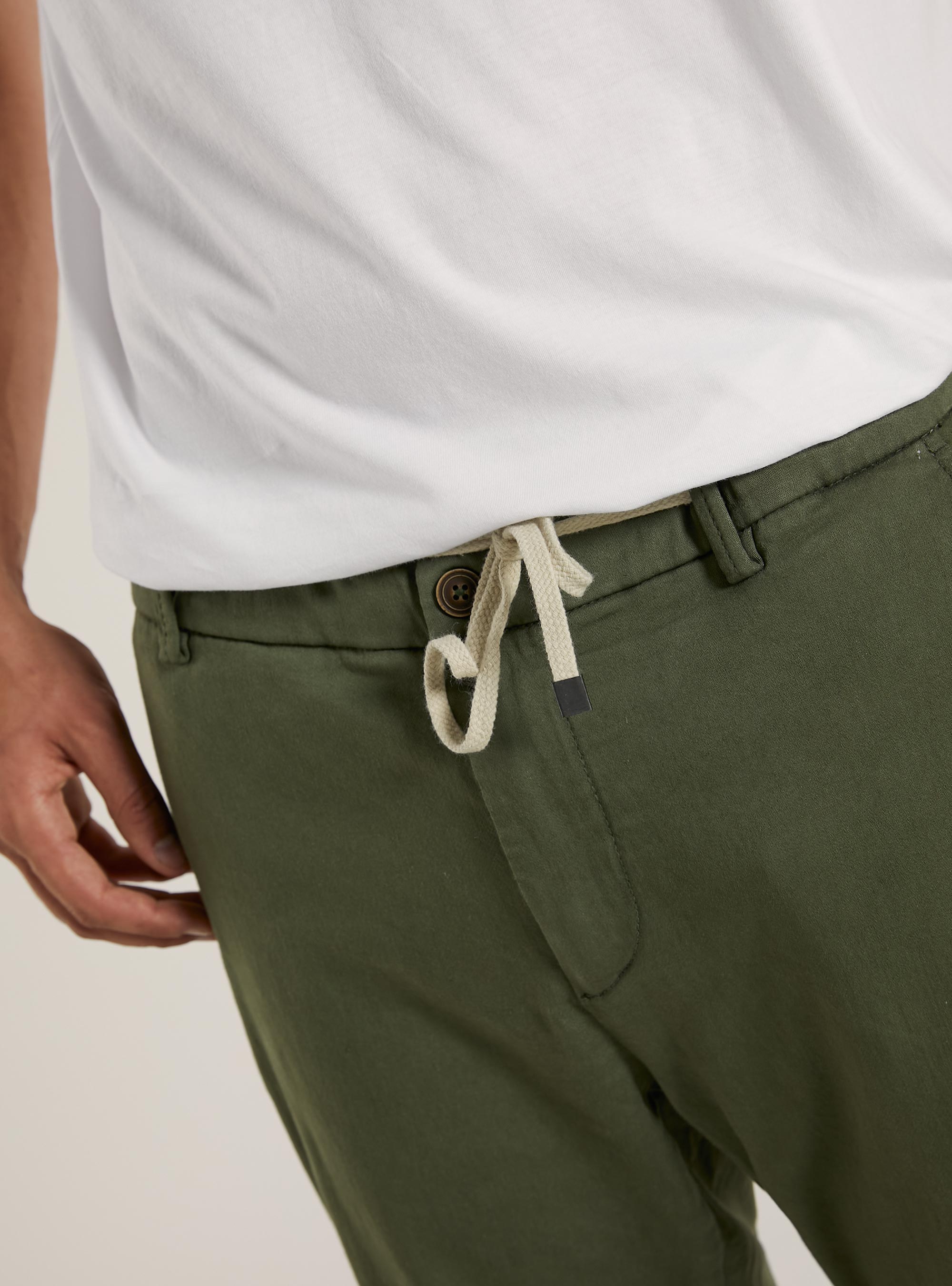 Pantalon de jogging avec cordon de serrage, KY1 KAKY DARK