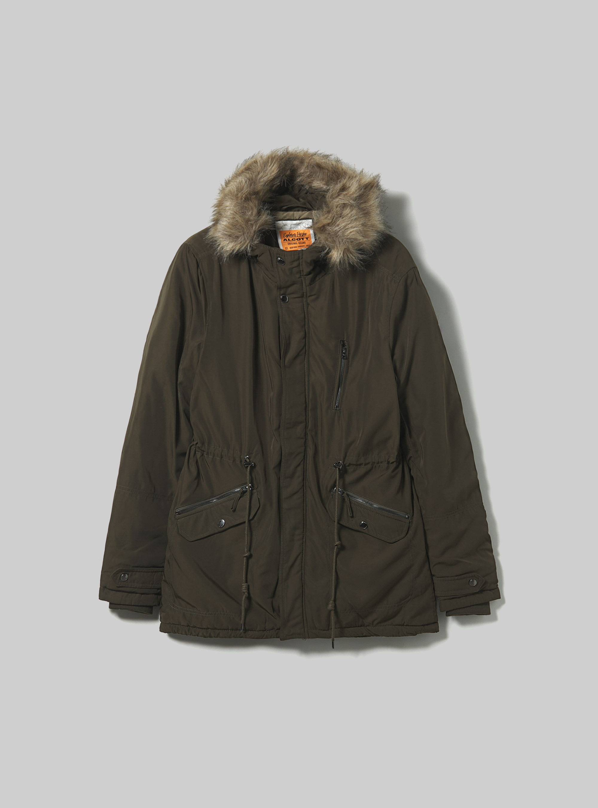 Hooded padded parka, CAQUI