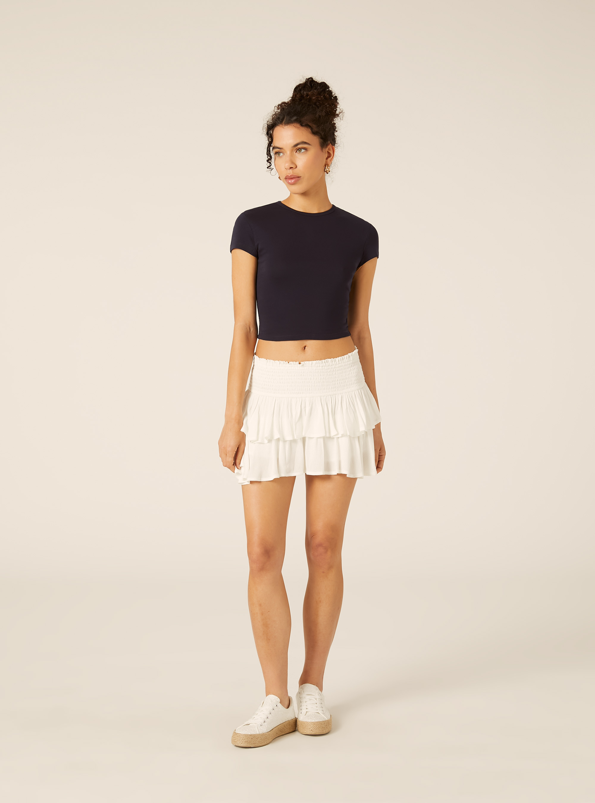 Maglietta in cotone slim fit, NA3 NAVY LIGHT