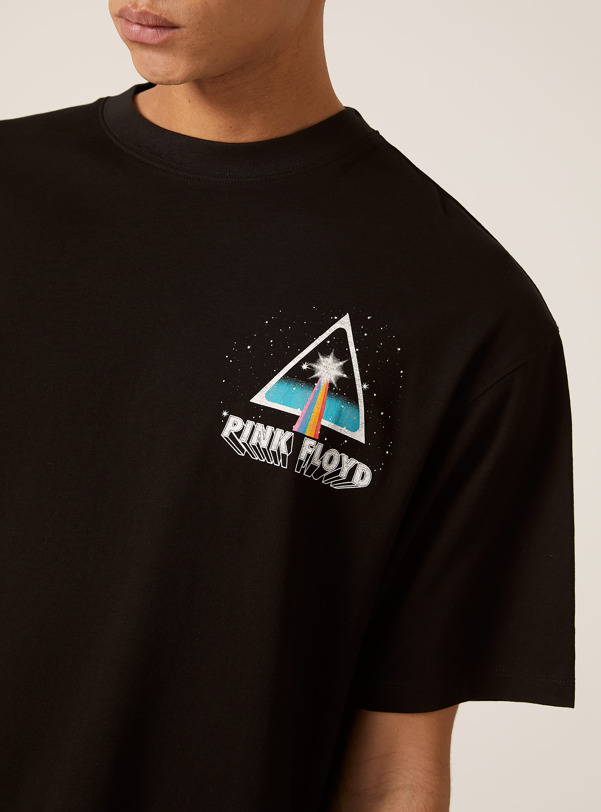 Pink Floyd / Camiseta Alcott boxy fit, BK1 BLACK