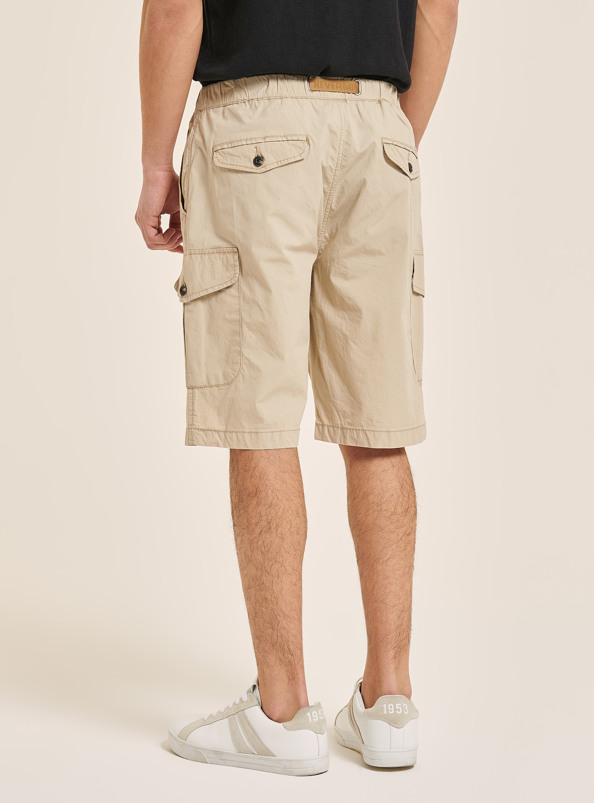 Bermuda cargo de algodon con correa, BEIS