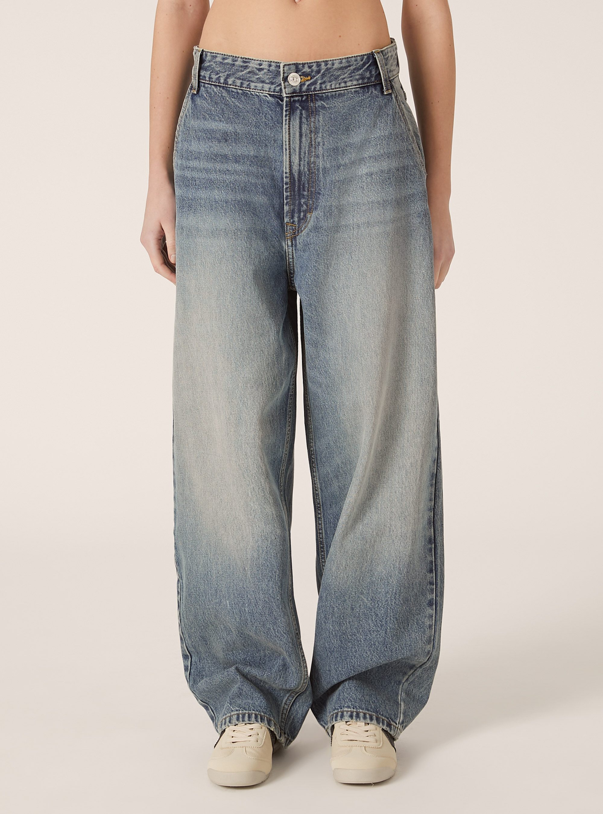 Skater Fit Jeans, D006 AZURE