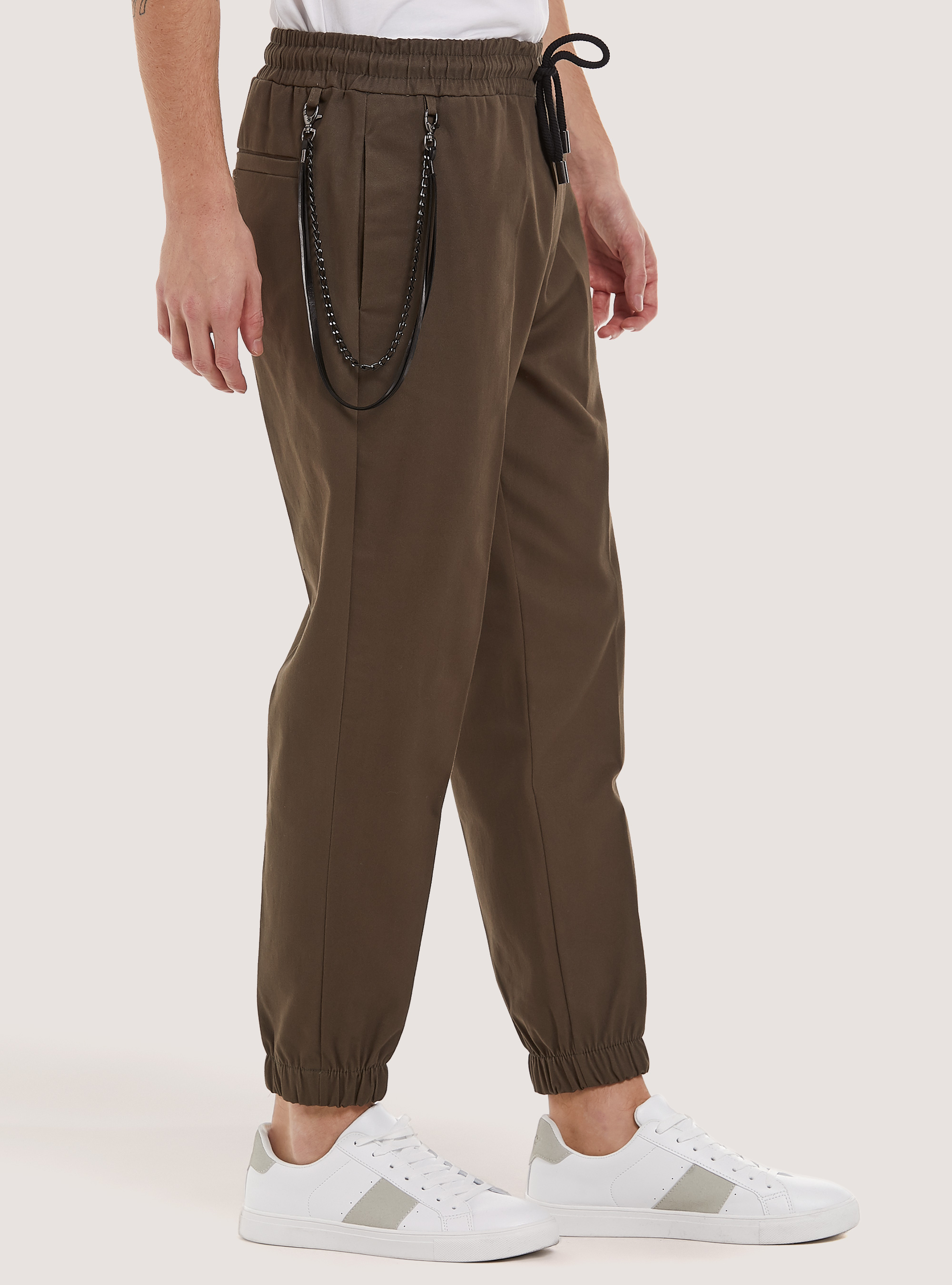 Pantaloni jogger con catena, KY1 KAKY DARK
