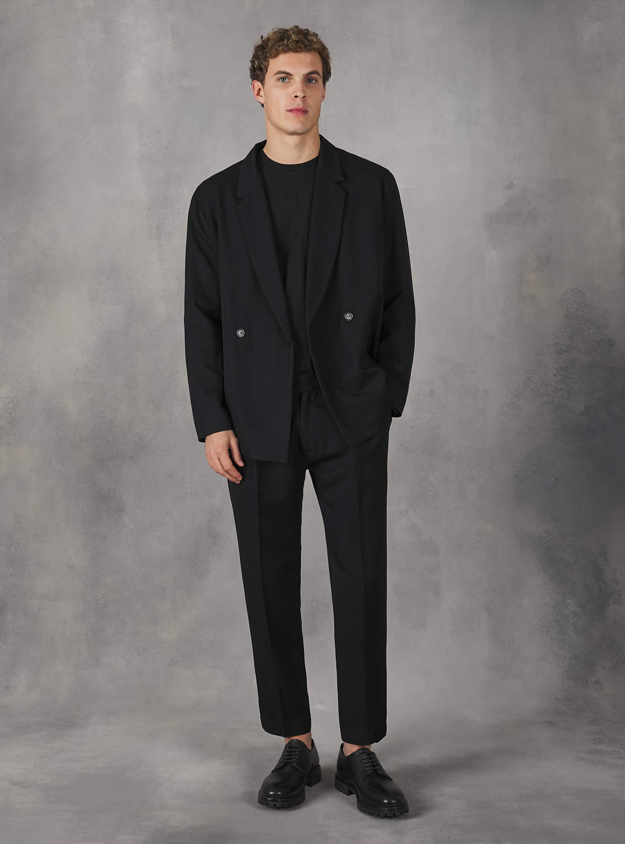 Giacca doppiopetto, BK1 BLACK