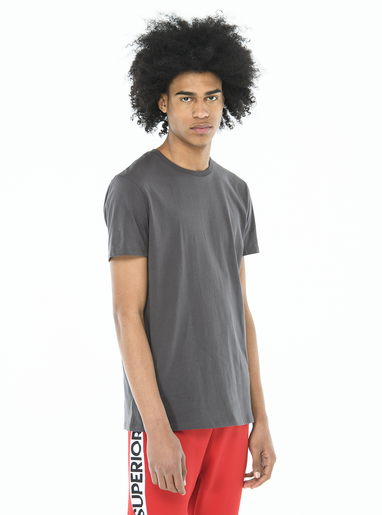 T-shirt tinta unita, C1119 GREY