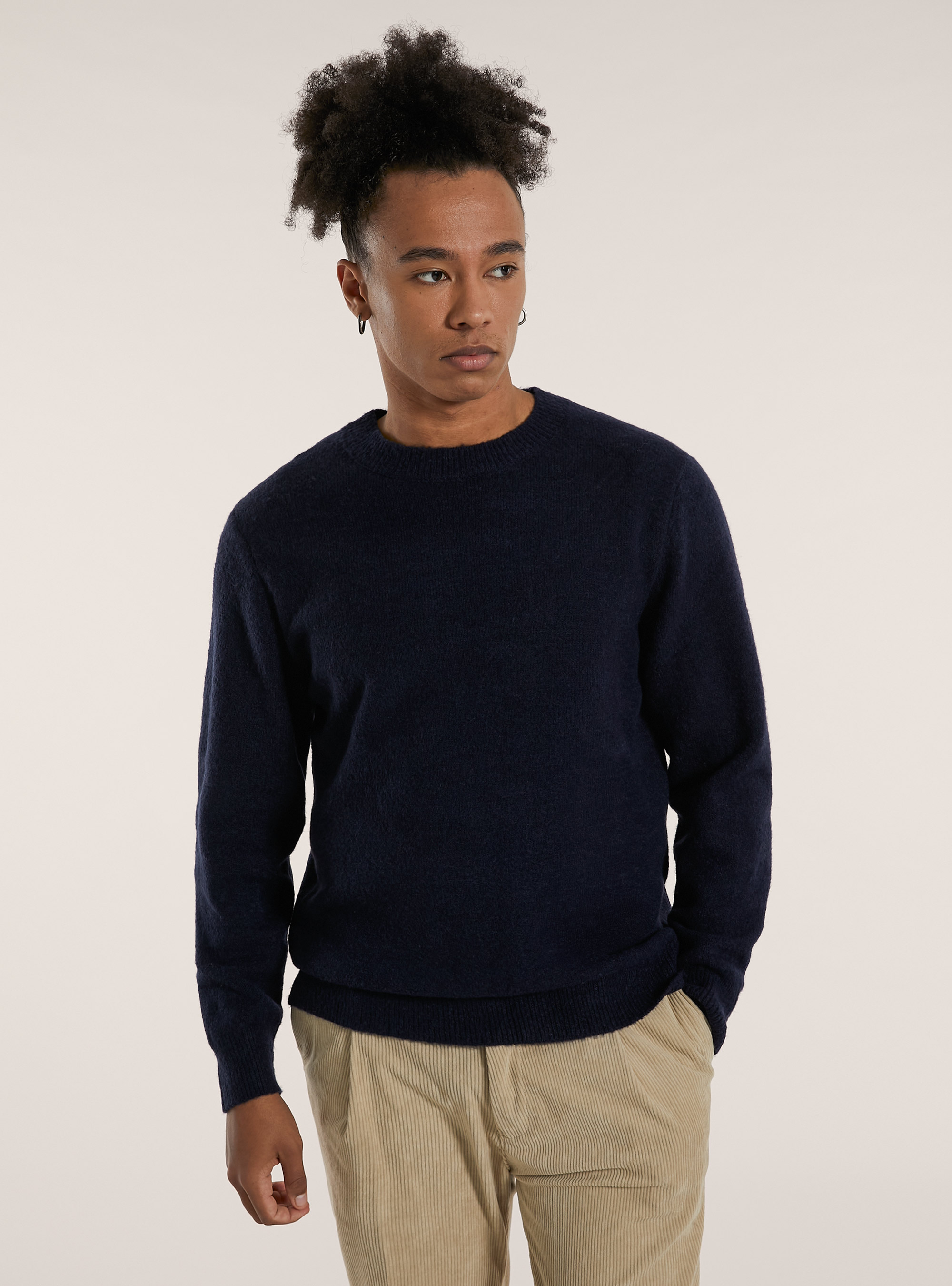 Pullover girocollo, NA2 NAVY MEDIUM