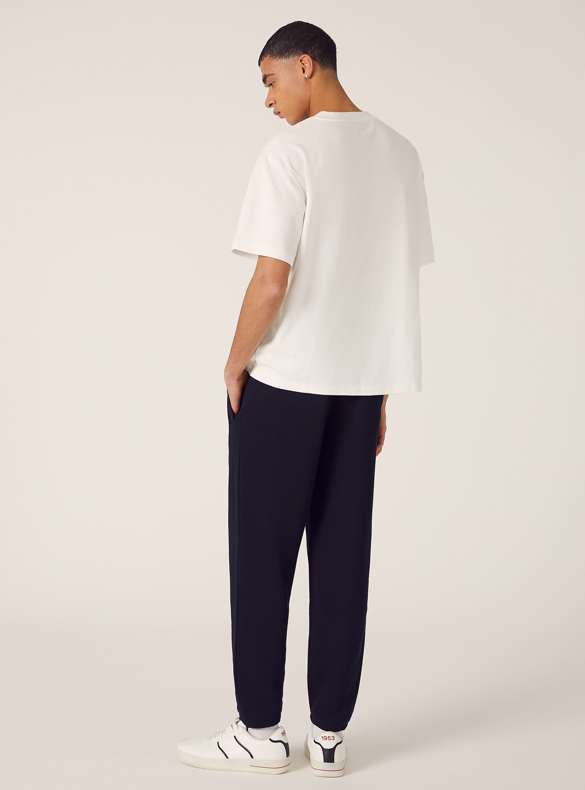 Plüsch-Joggerhose, NA1 NAVY DARK