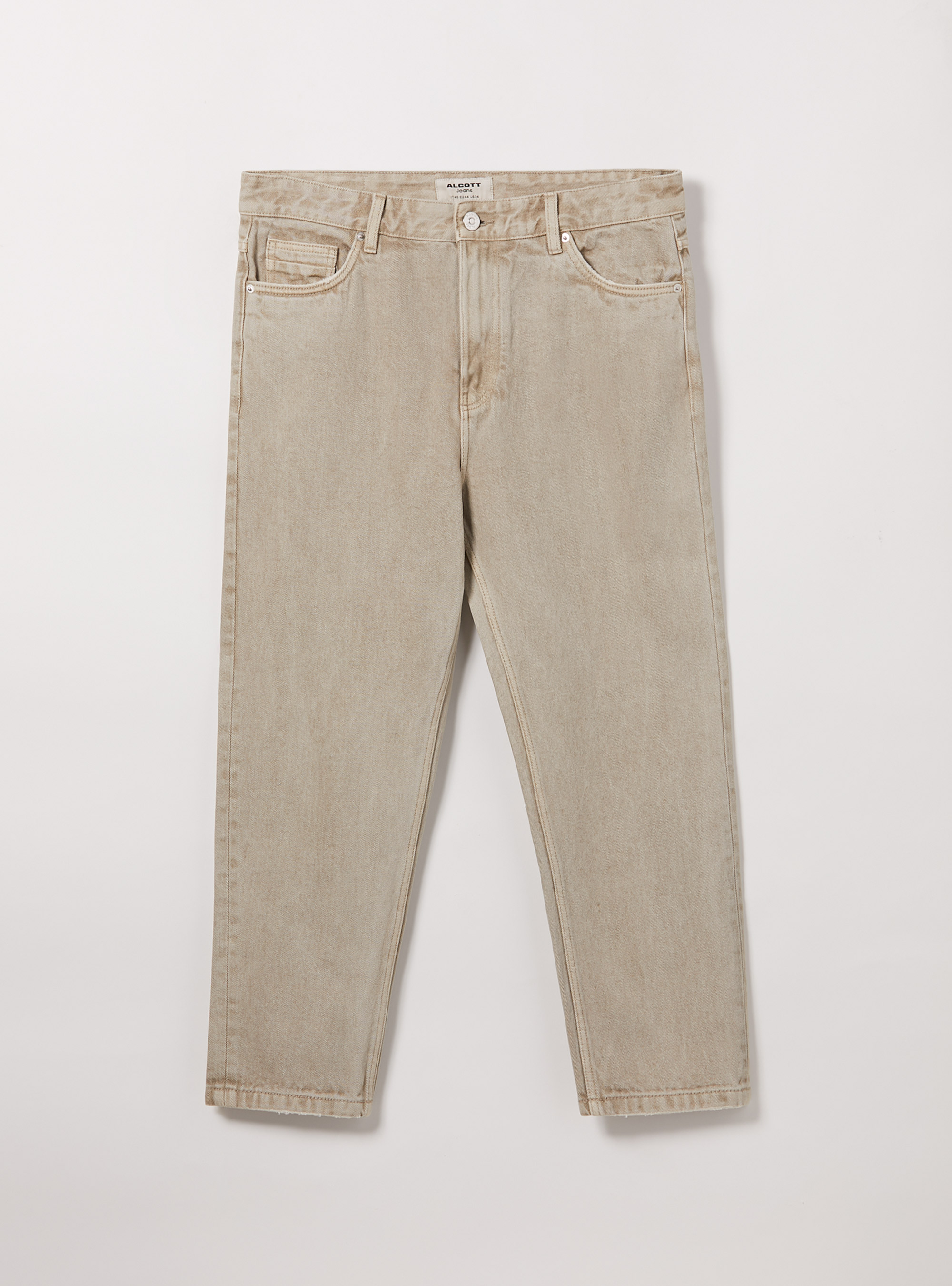 Relaxed fit twill trousers, SA2 SAND MEDIUM