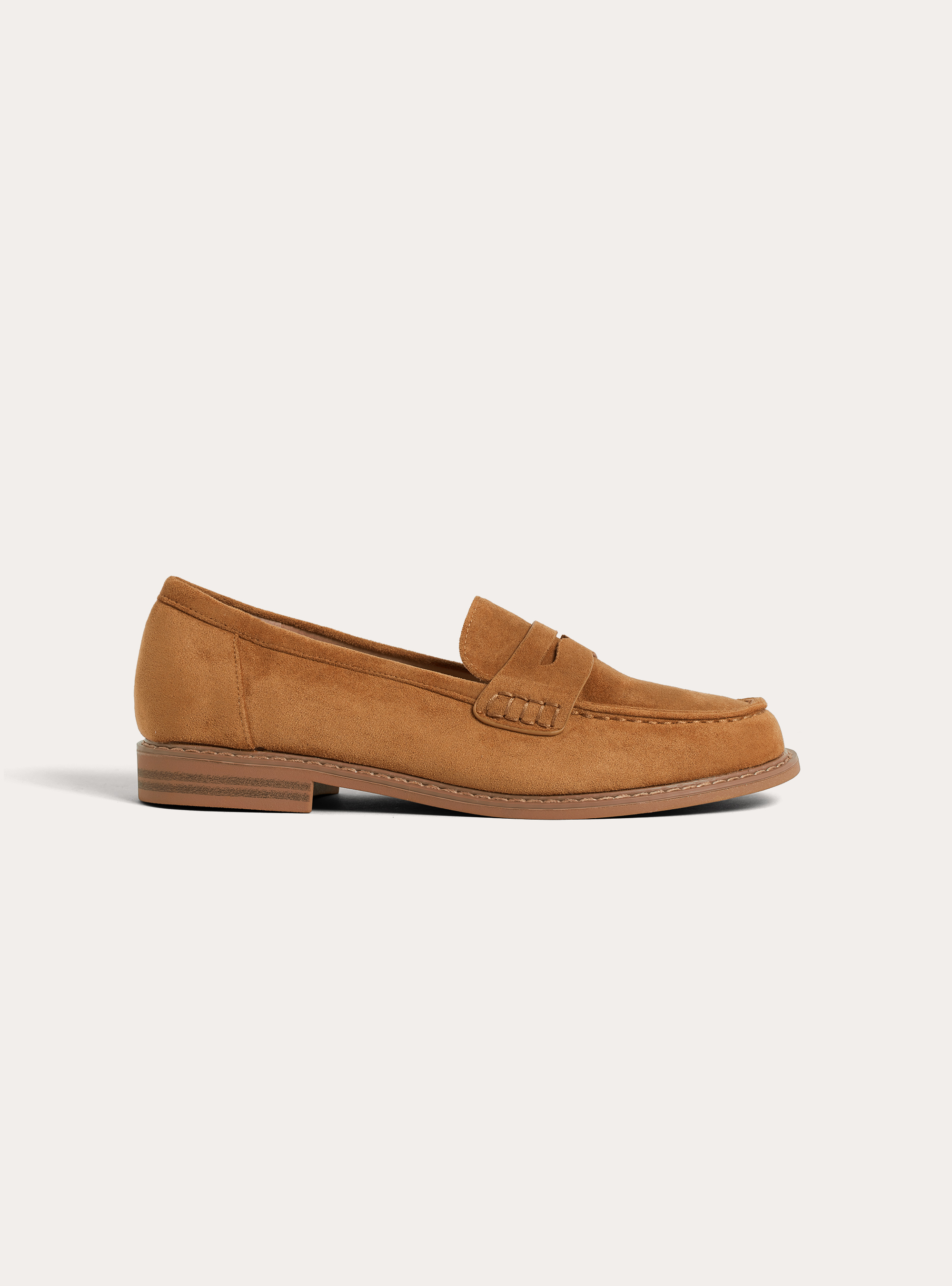 Suede loafers, TB2 TOBACCO MEDIUM