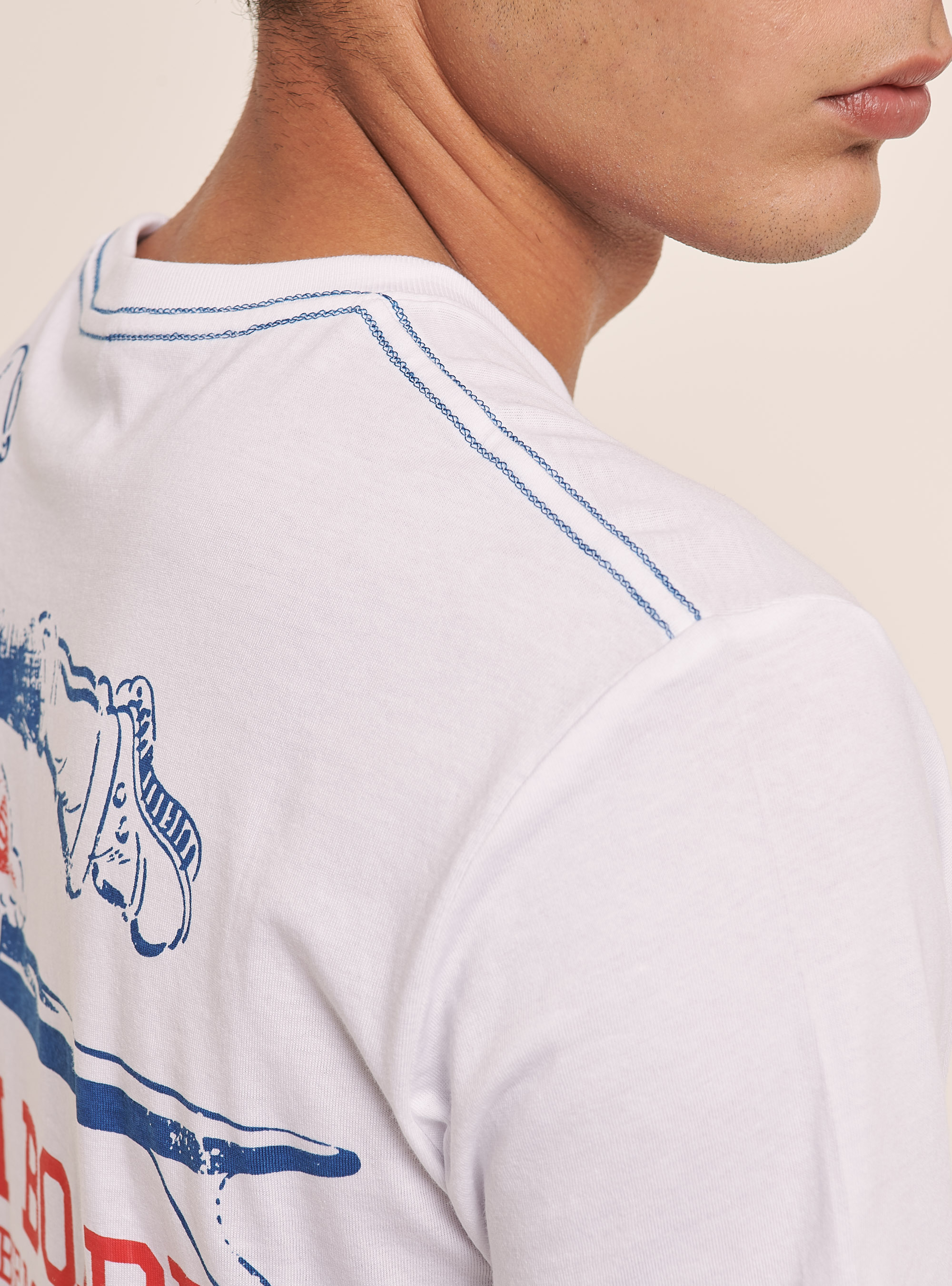 Popeye x Alcott T-shirt, WHITE