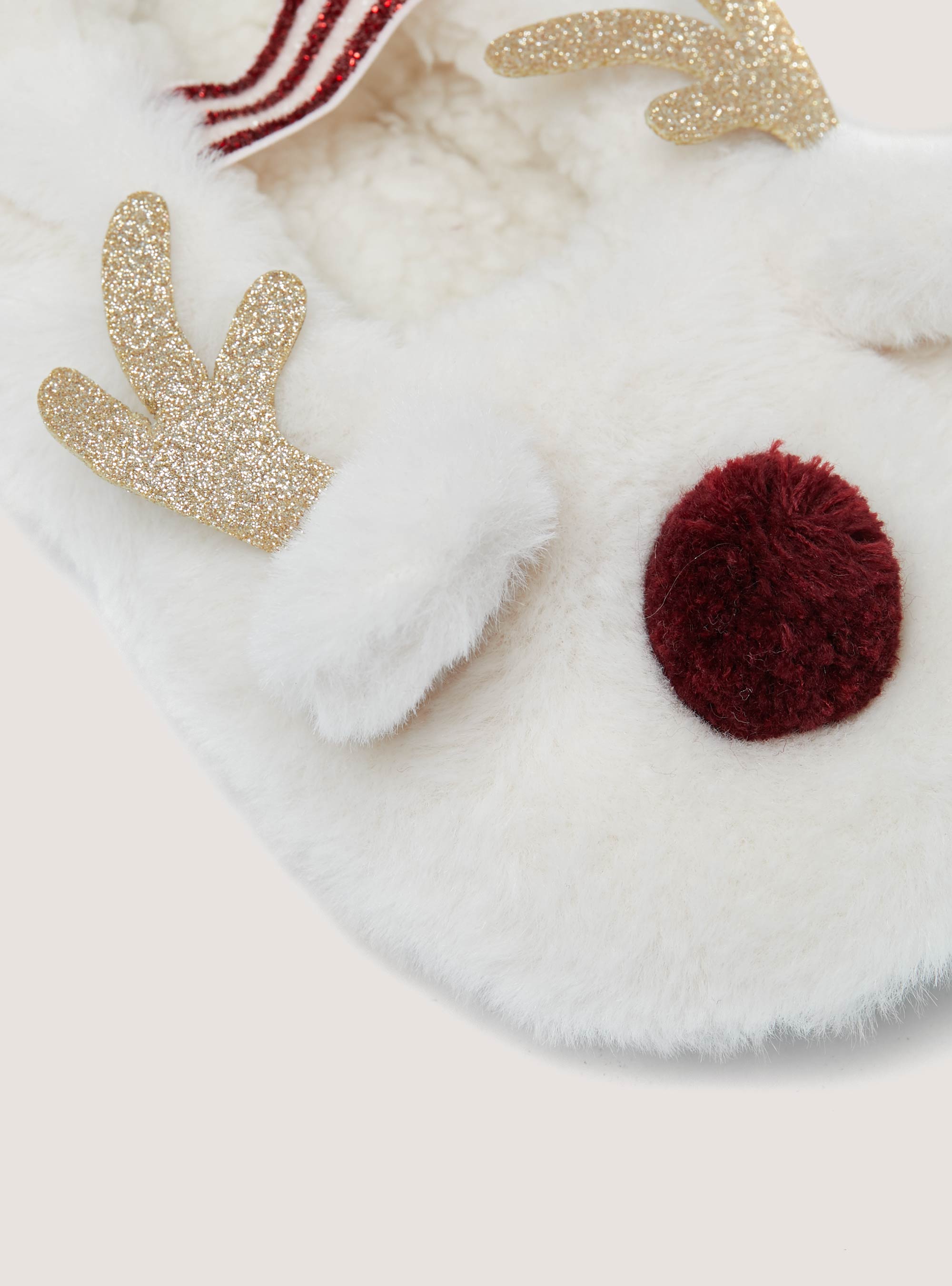 Pantofole Christmas Collection, WH1 OFF WHITE