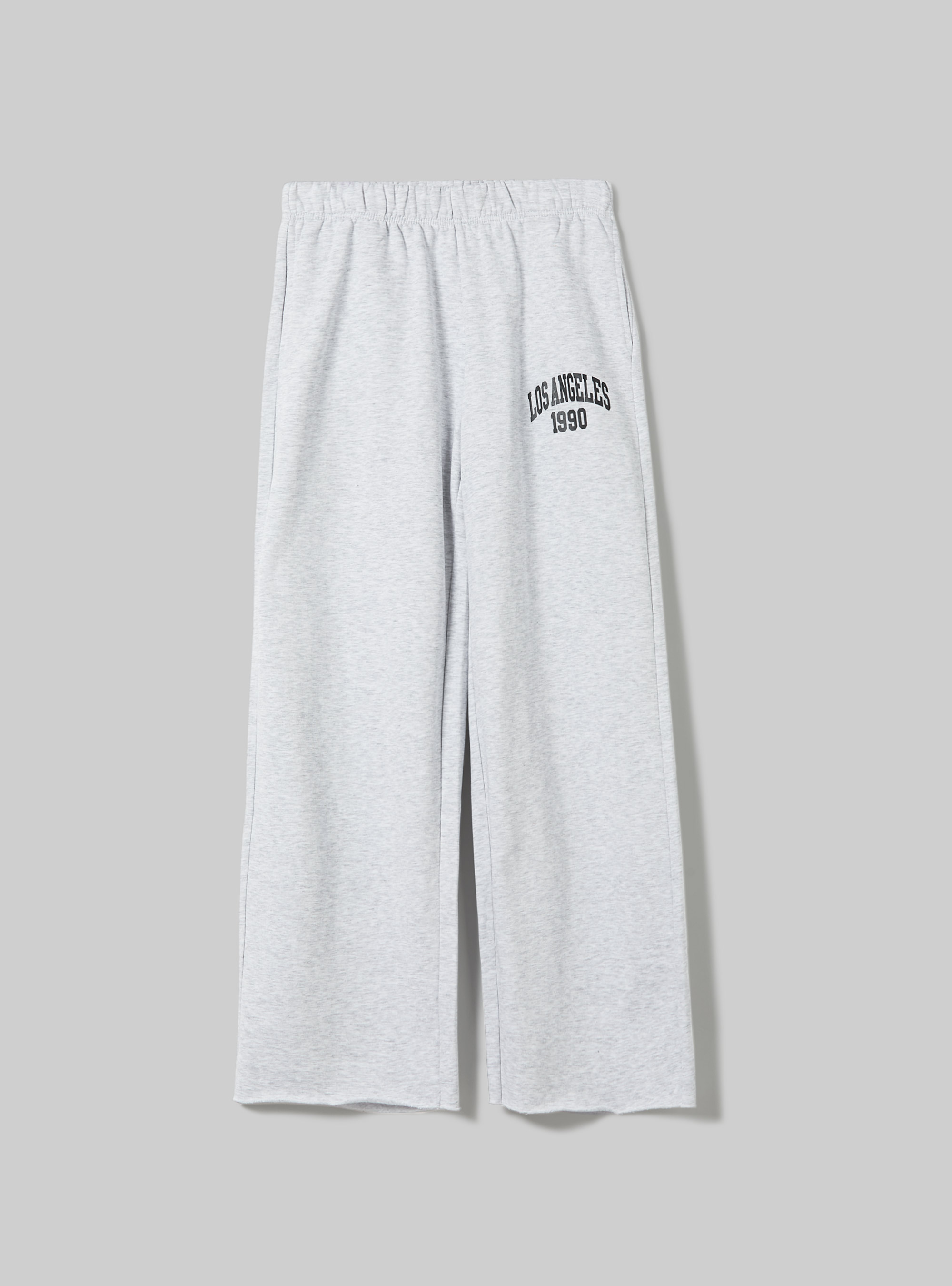 College wide leg jogger, MGY3 GREY MEL LIGHT