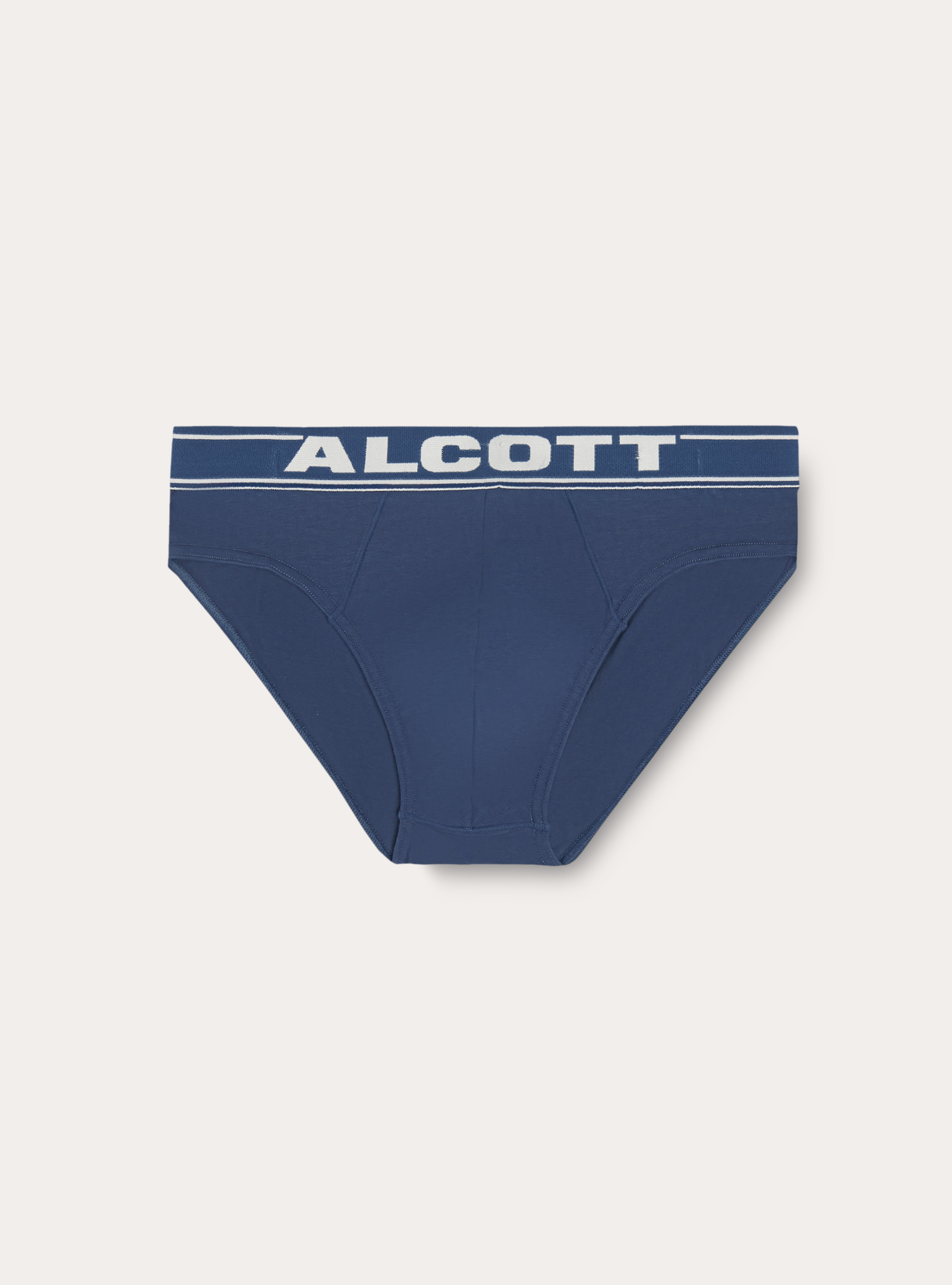 Stretch cotton briefs with logo, IN1 INDIGO DARK