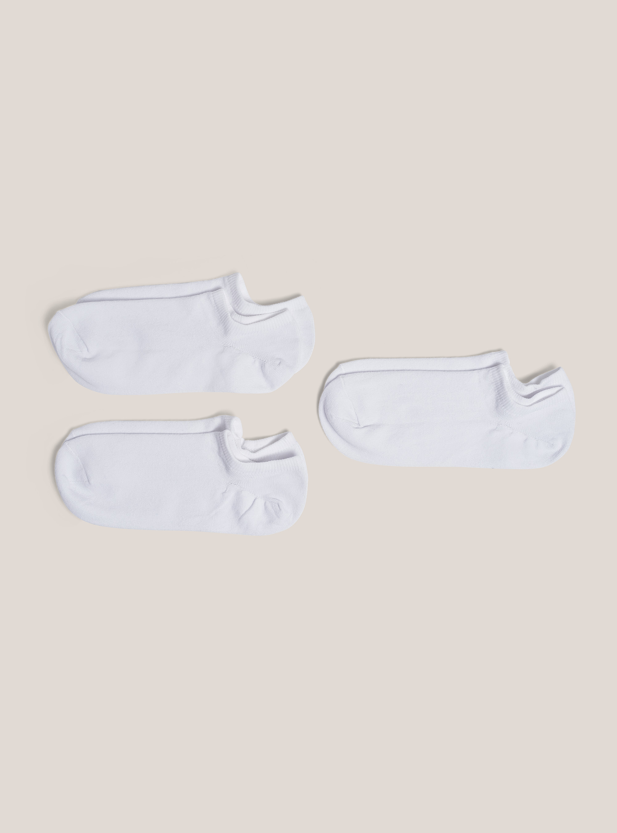 Lote de 3 pares de calcetines de algodón, WH2 WHITE