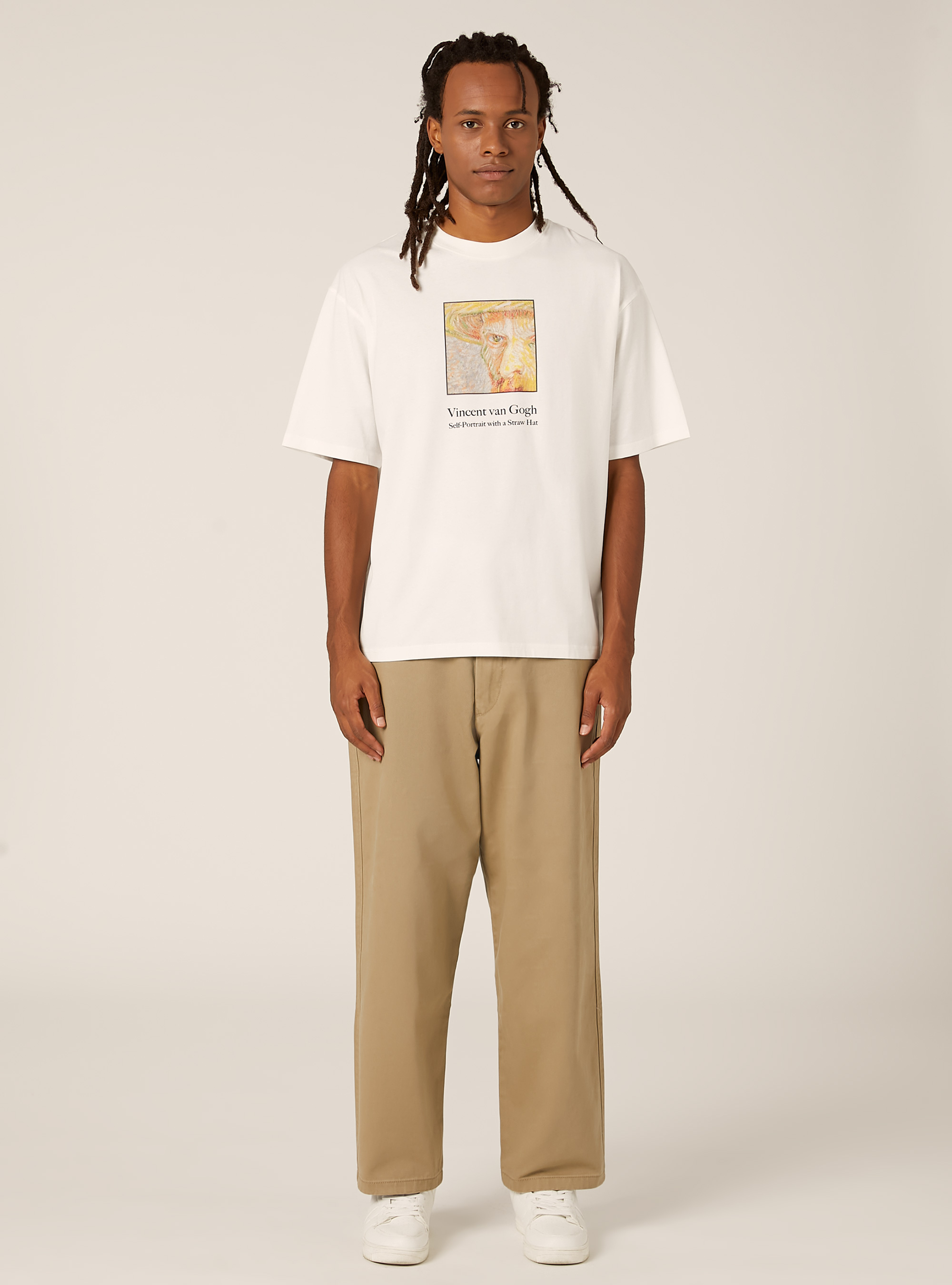 Van Gogh boxy fit T-shirt / Alcott, WH1 OFF WHITE