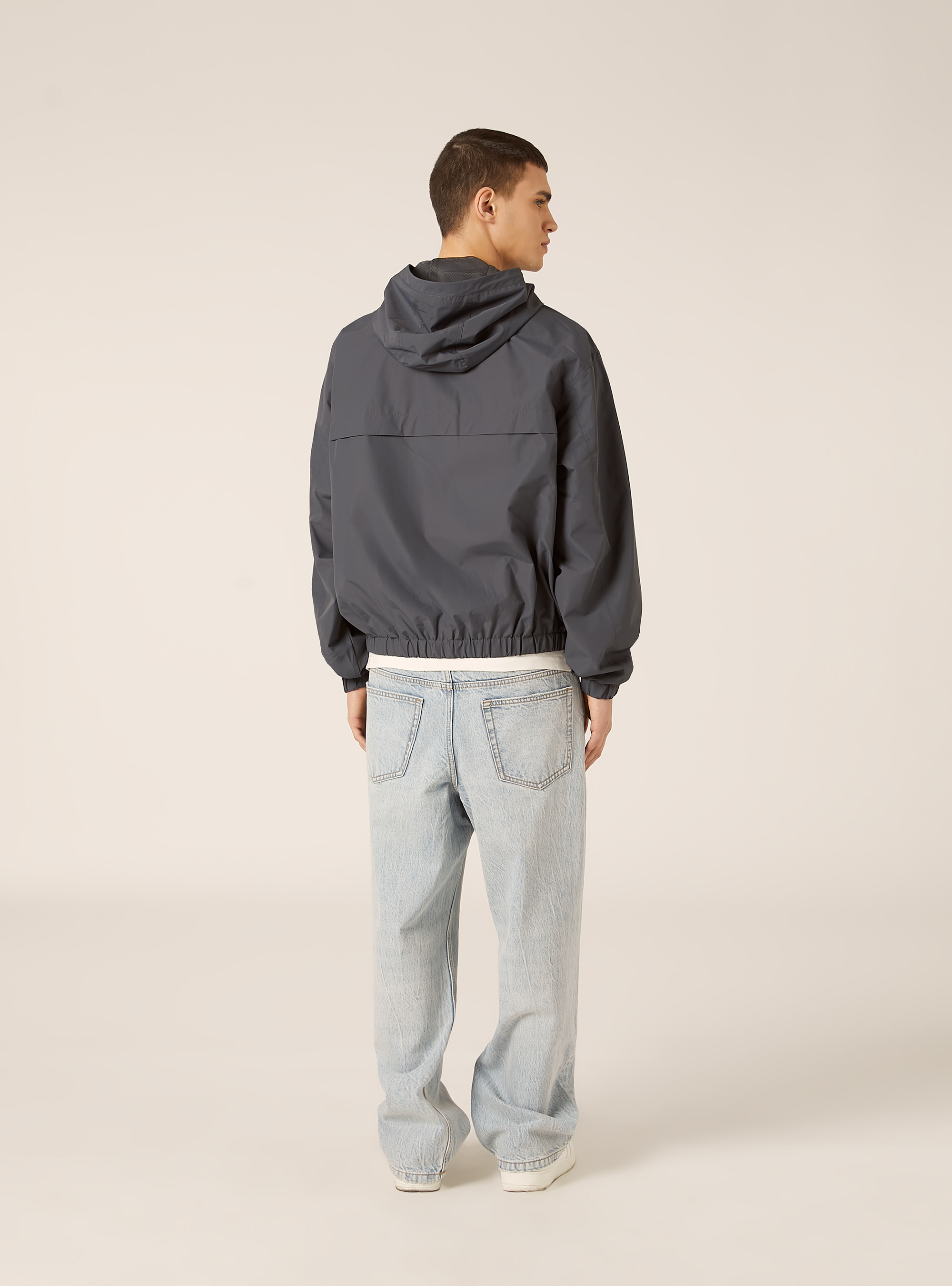 Giubbotto tecnico con cappuccio, OB1 BLUE OIL DARK