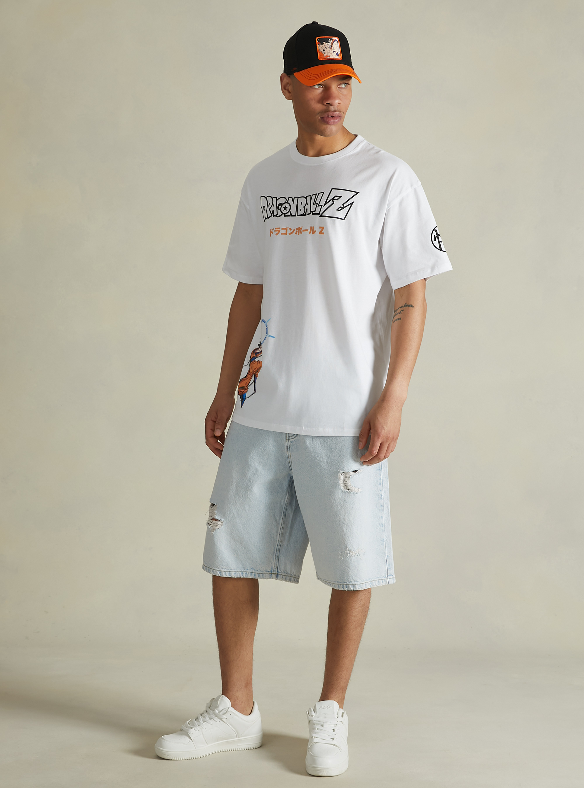 Dragon Ball T-shirt / Alcott, WH3 WHITE