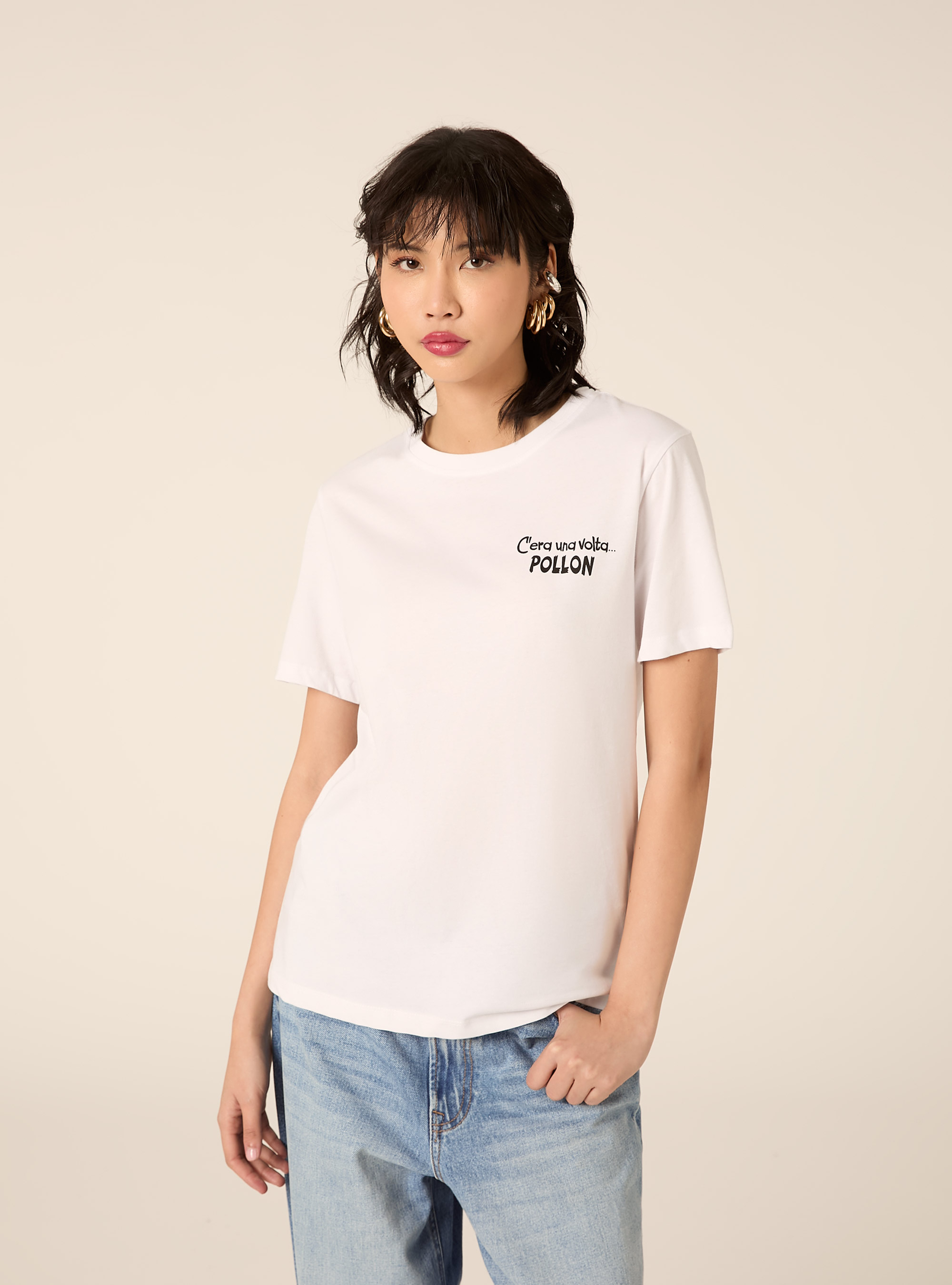 Pollon / Alcott T-shirt, WH3 WHITE
