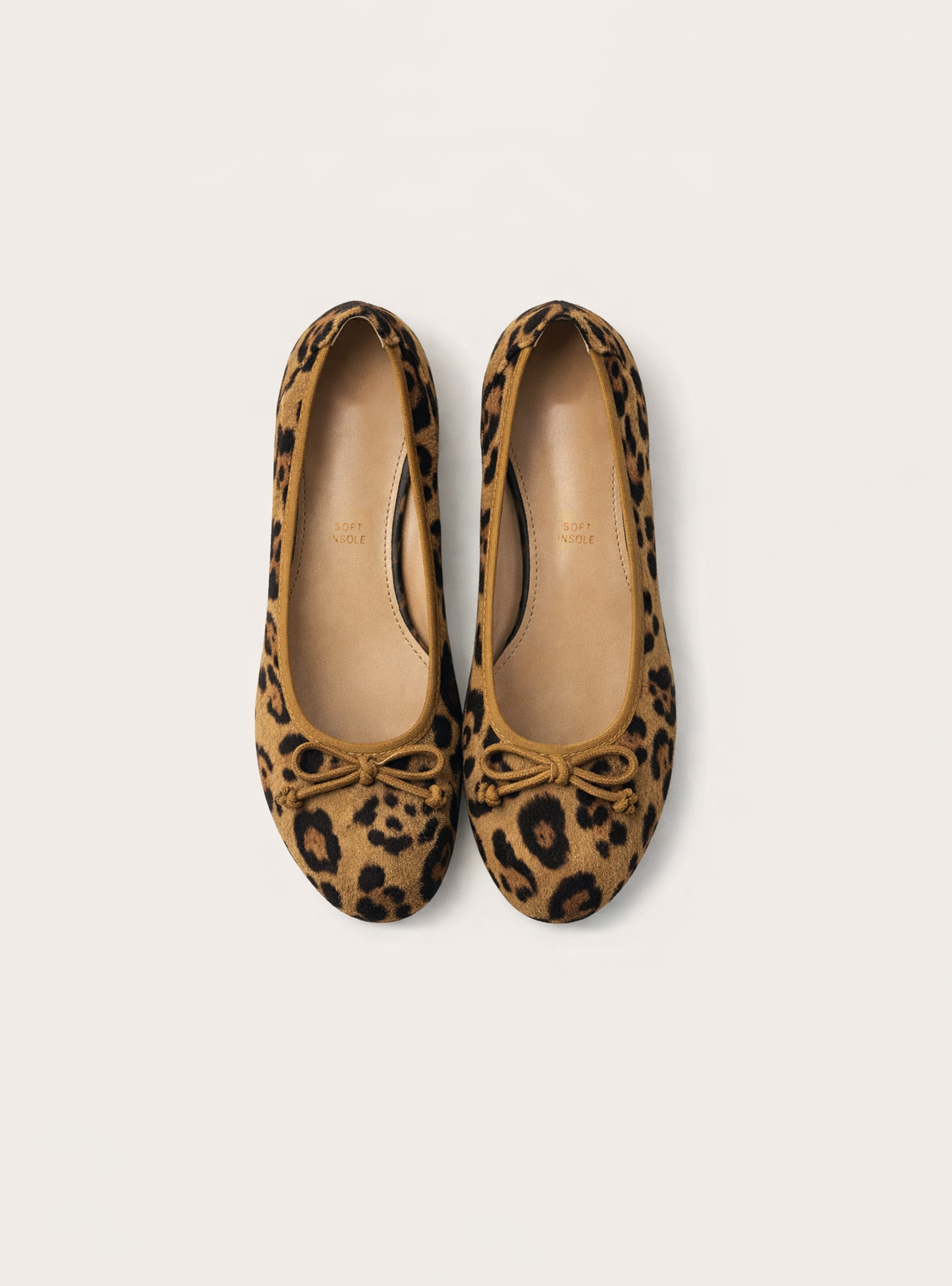 Ballerine con tacchetto, ANIMALIER BROWN