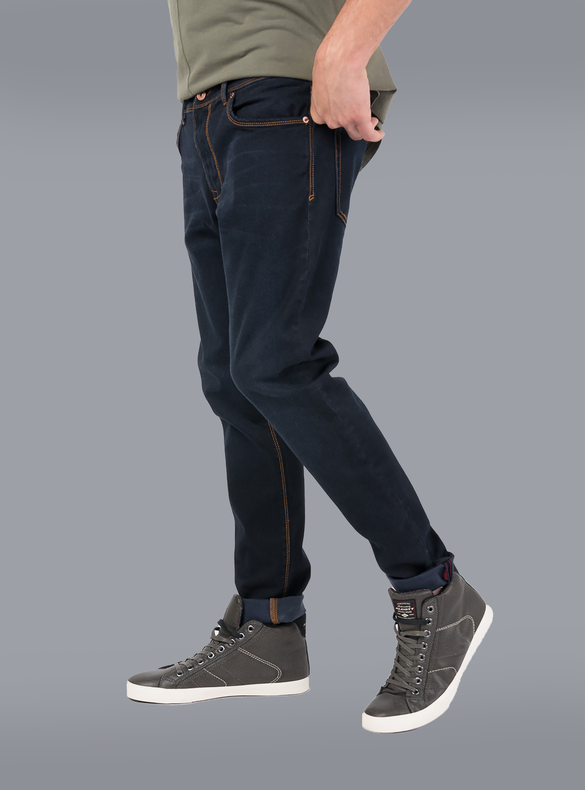 Denim skinny premium quality, BLUE NAVY