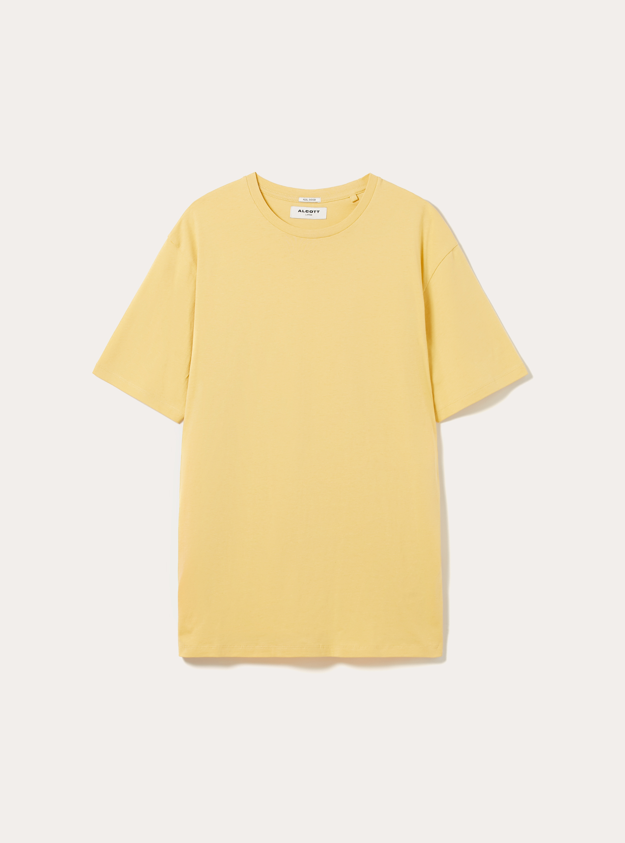T-shirt basique en coton, YE2 YELLOW MEDIUM