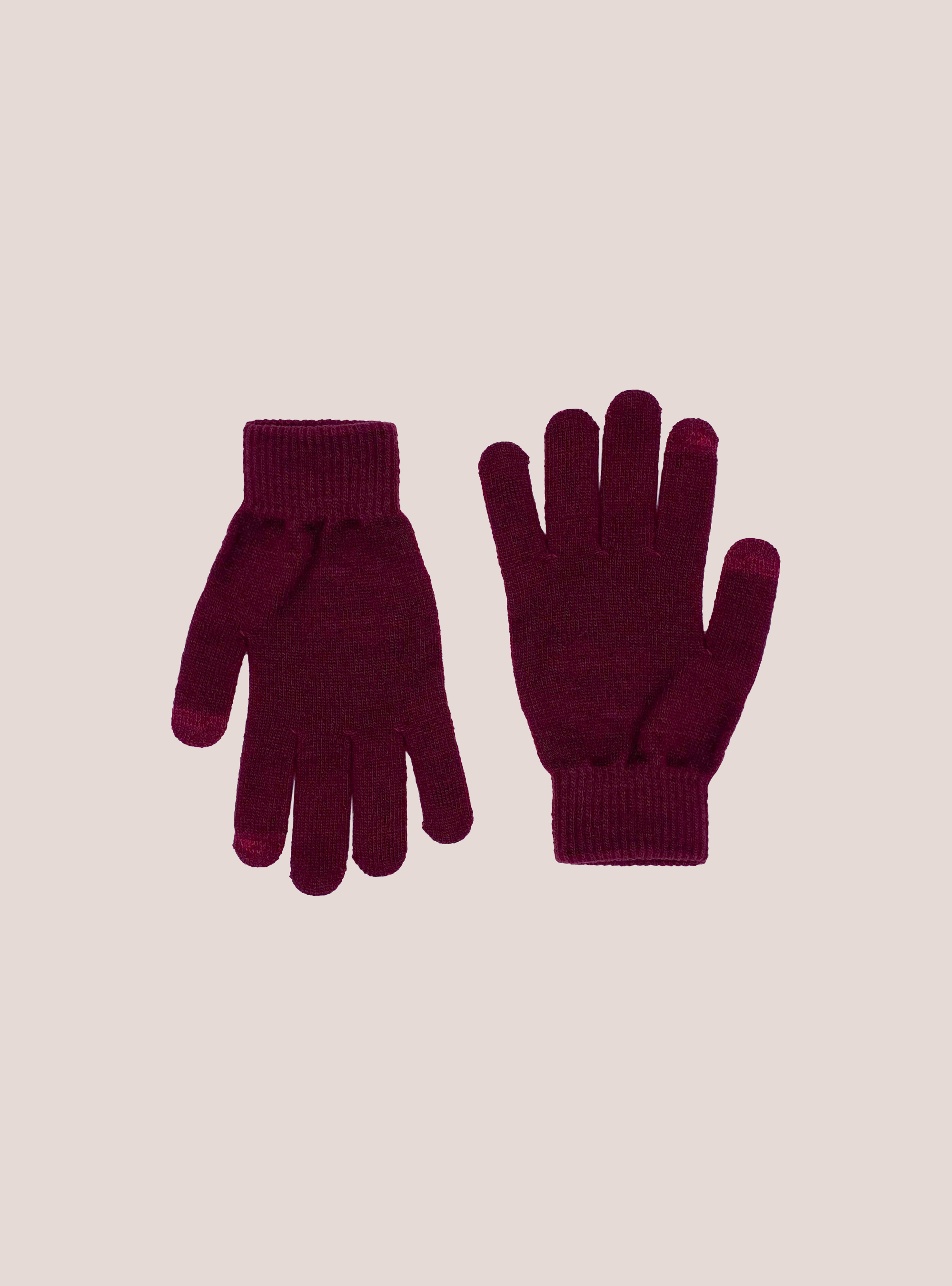 Guanti touch screen, BO2 BORDEAUX MEDIUM