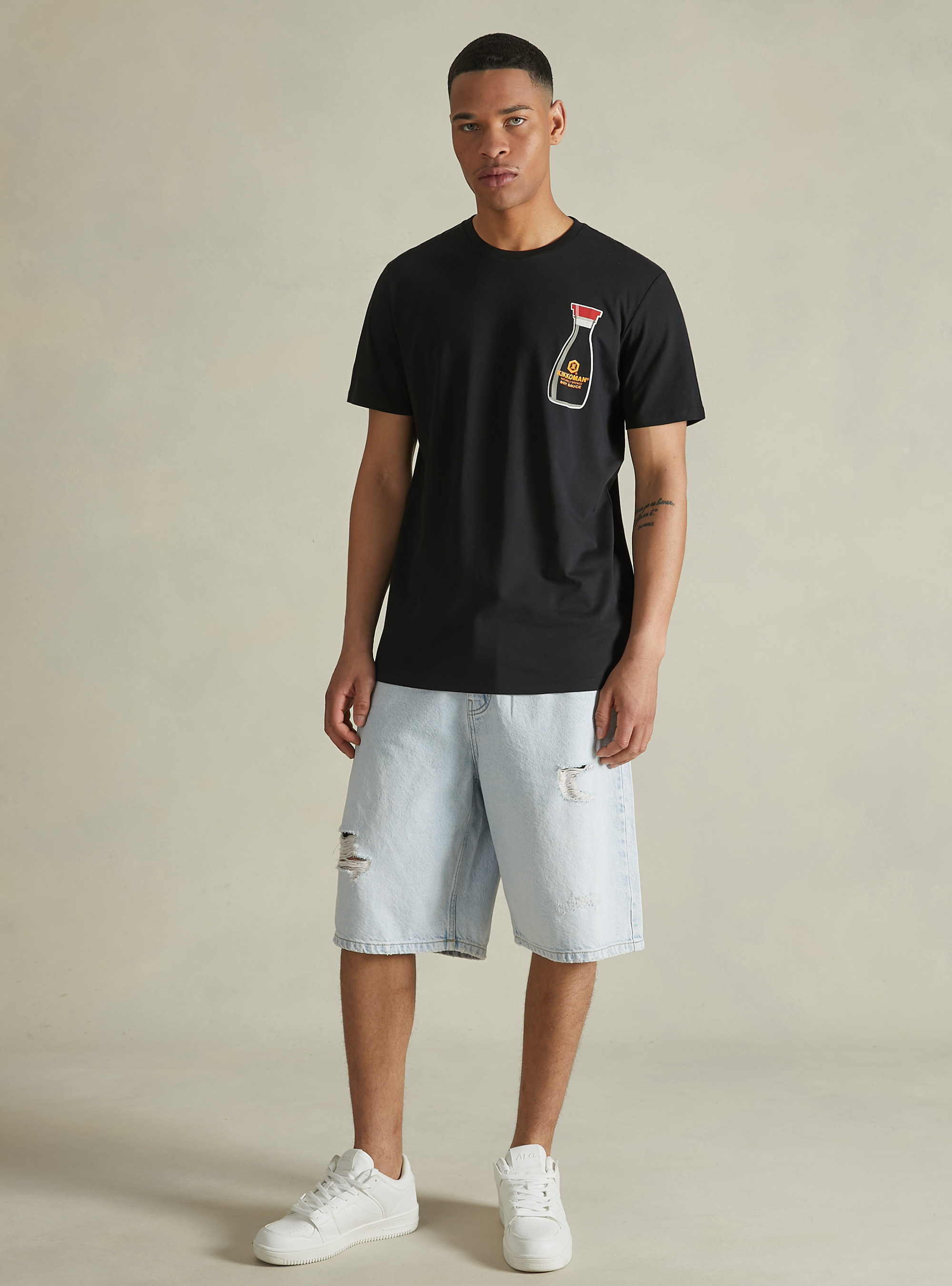 T-shirt Kikkoman / Alcott, BK1 BLACK