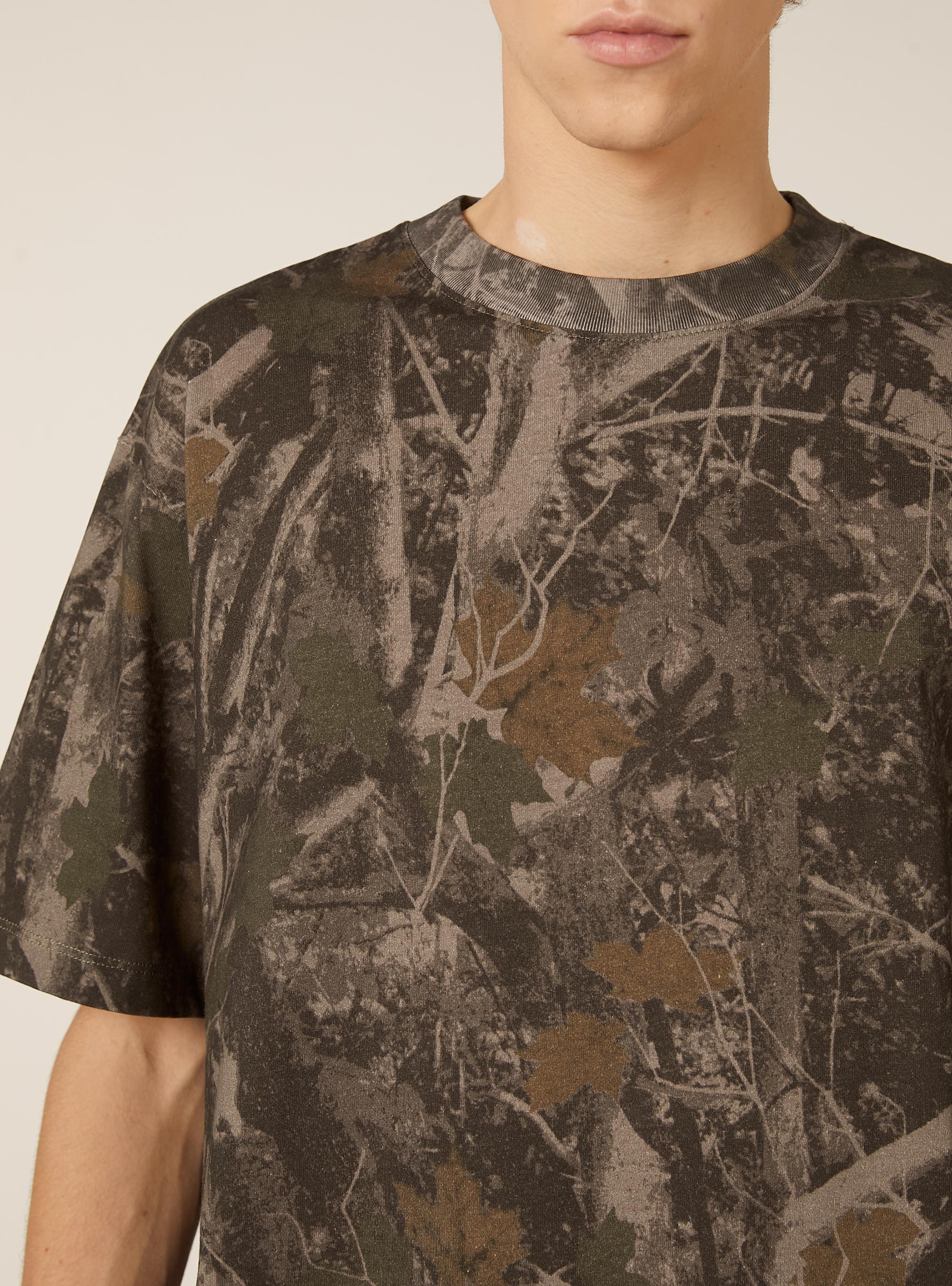 T-shirt coupe carrée Urban Camouflage, KY2 KAKY MEDIUM