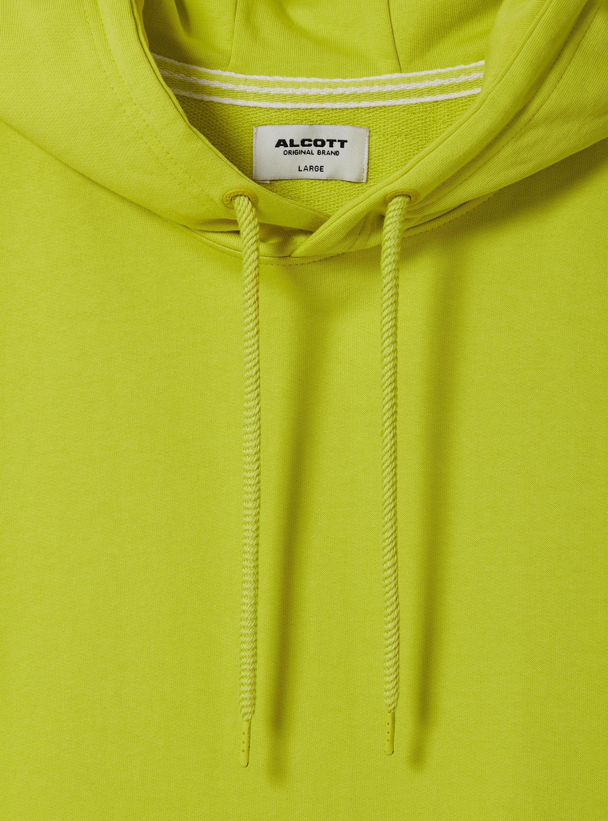 Sudadera con capucha y bolsillo tipo saco, GC3 ACID GREEN LIGHT