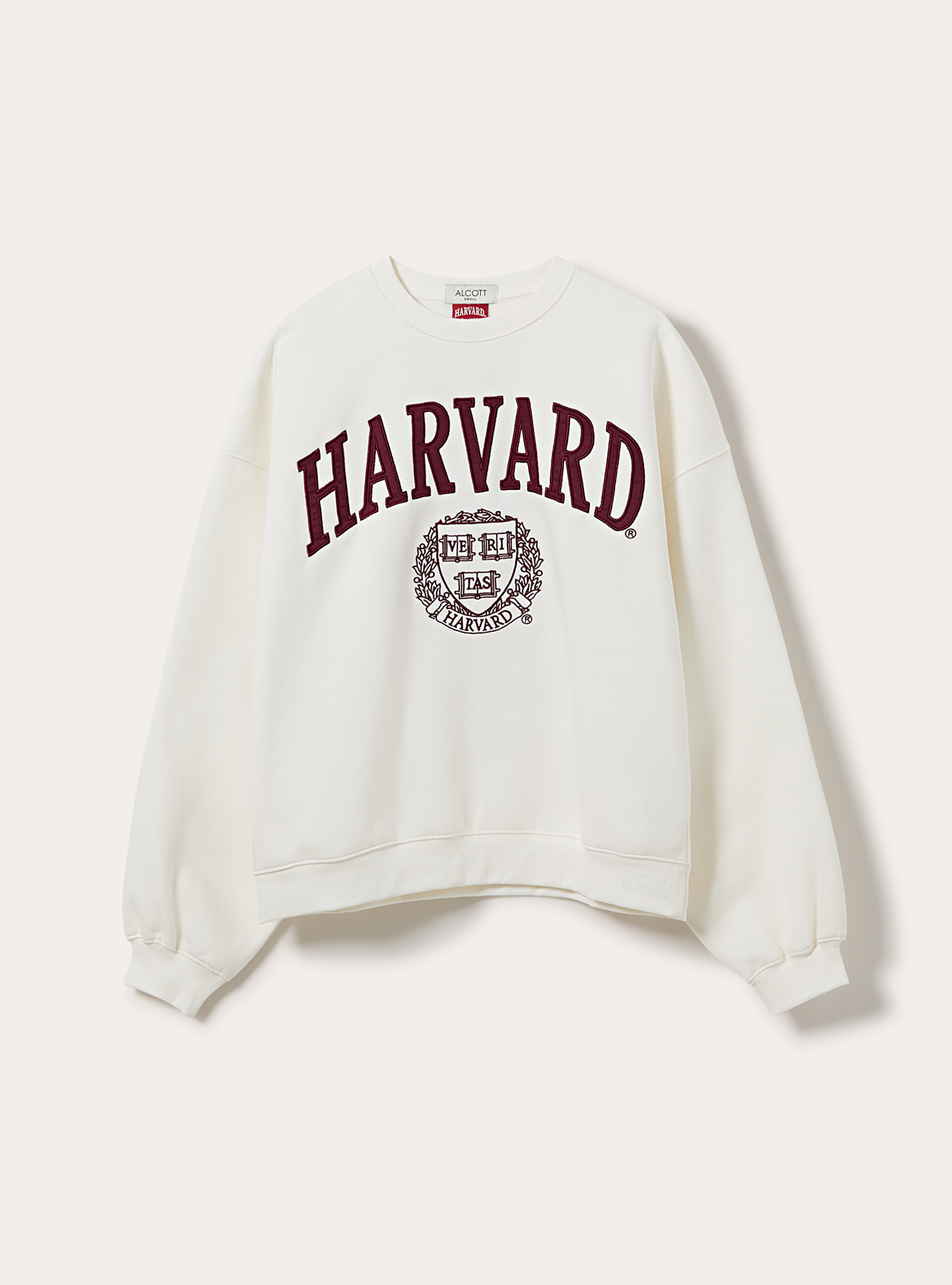 Felpa girocollo harvard, PANNA
