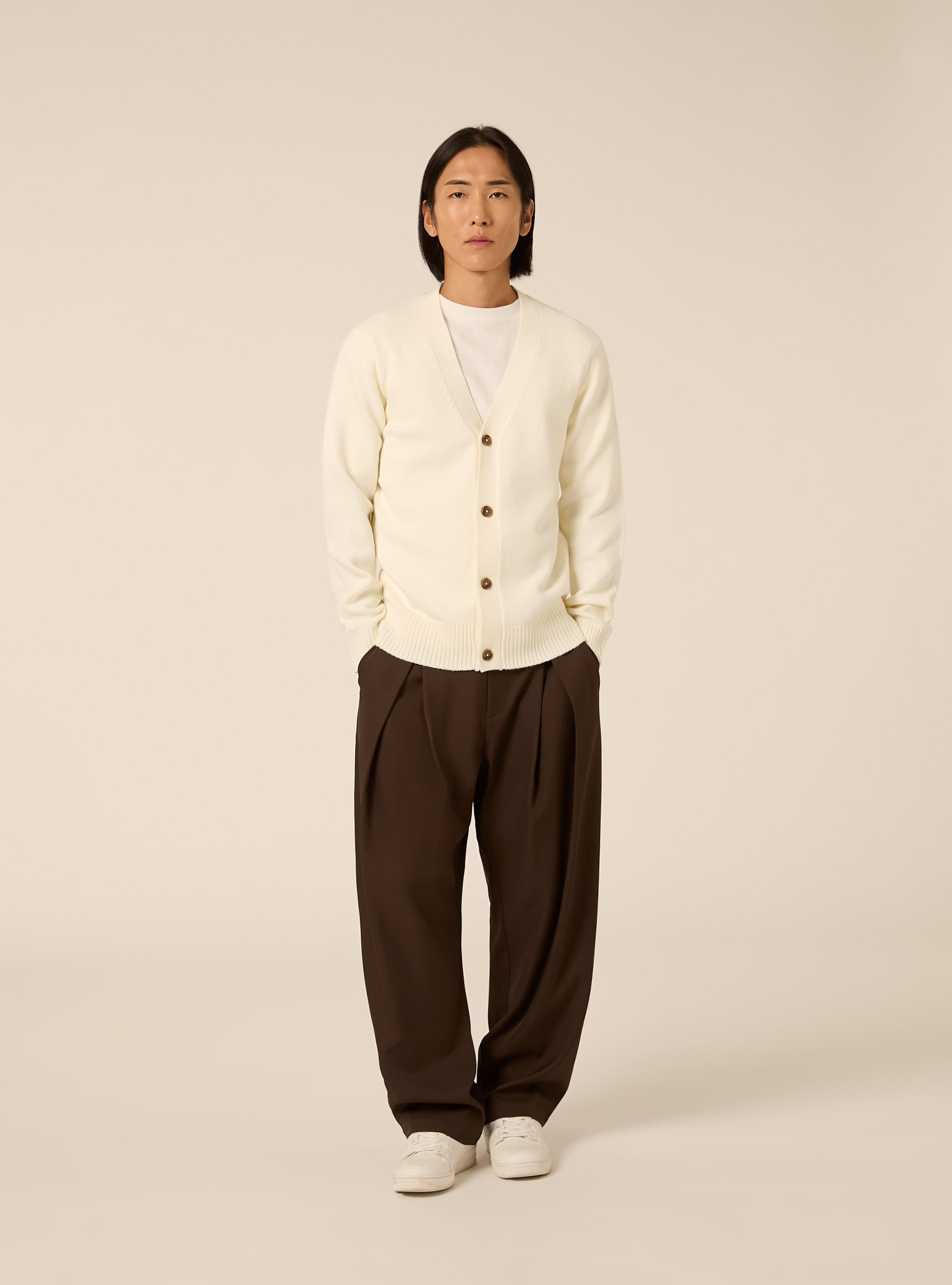 Cardigan  regular fit, WH1 OFF WHITE