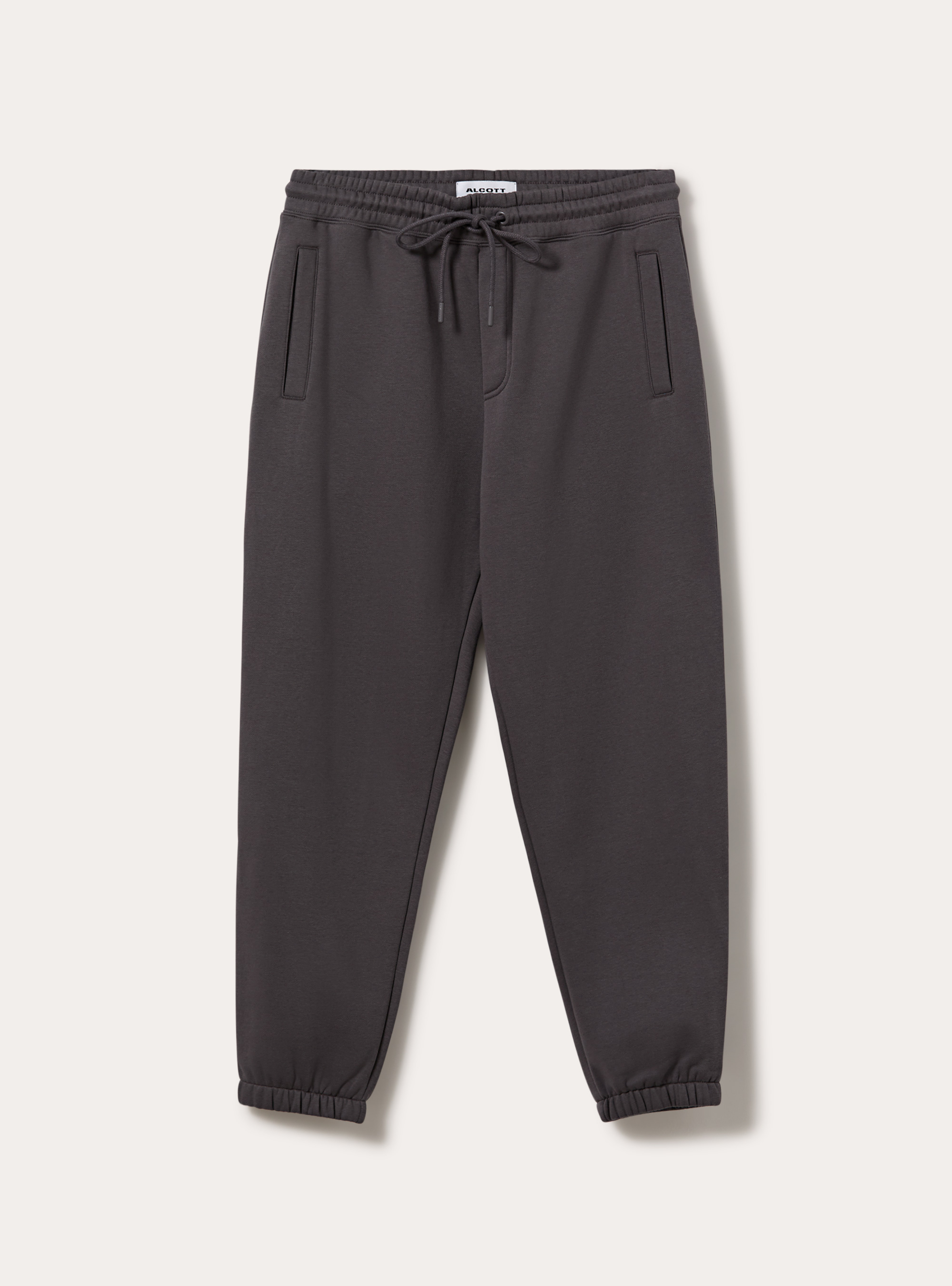 Jogger basico con coulisse ed elastico in vita, GY1 GREY DARK