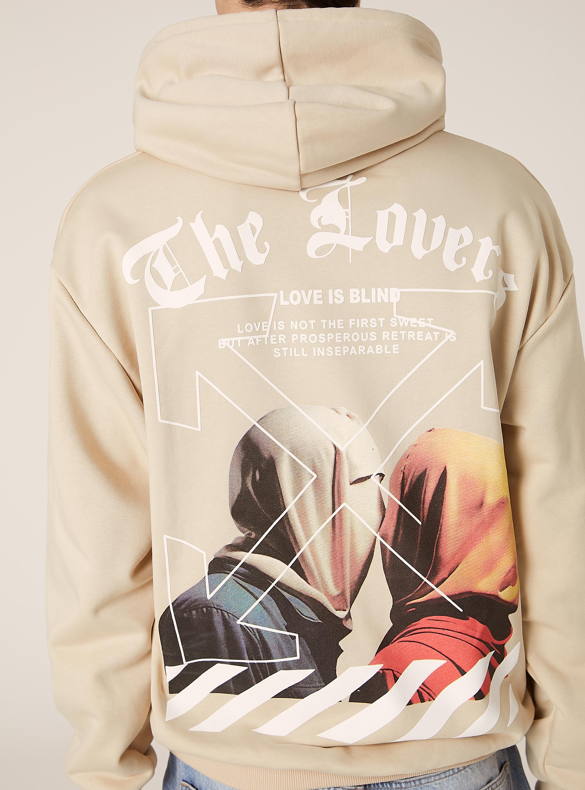 POP STATEMENT hoodie, BG3 BEIGE LIGHT