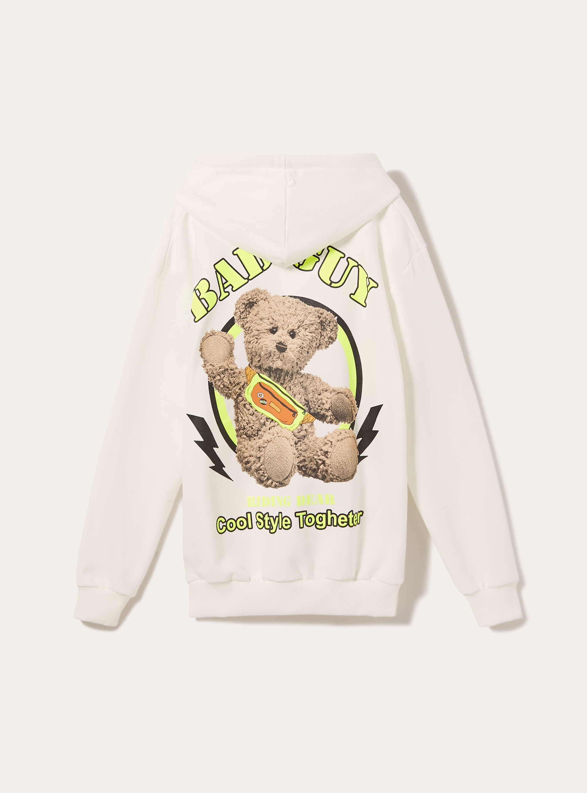 POP STATEMENT hoodie, WH2 WHITE