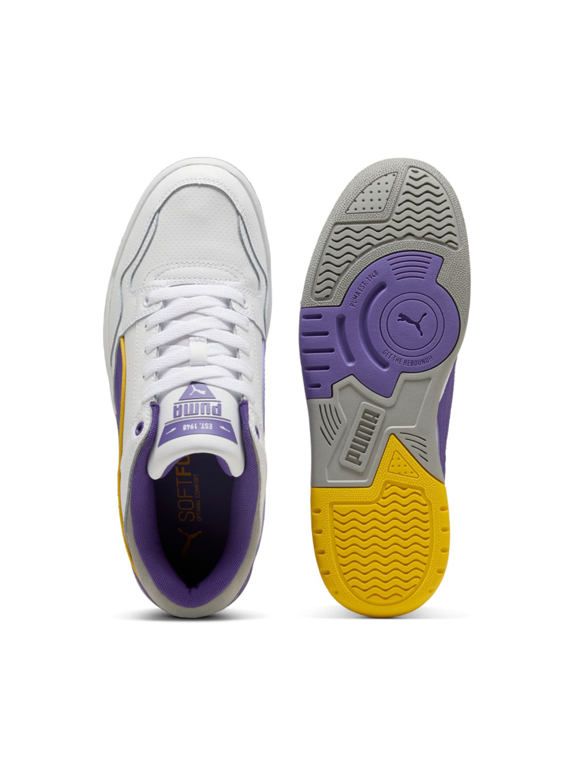 Puma Retro Rebound Shoes, VIOLET/WHITE BU4