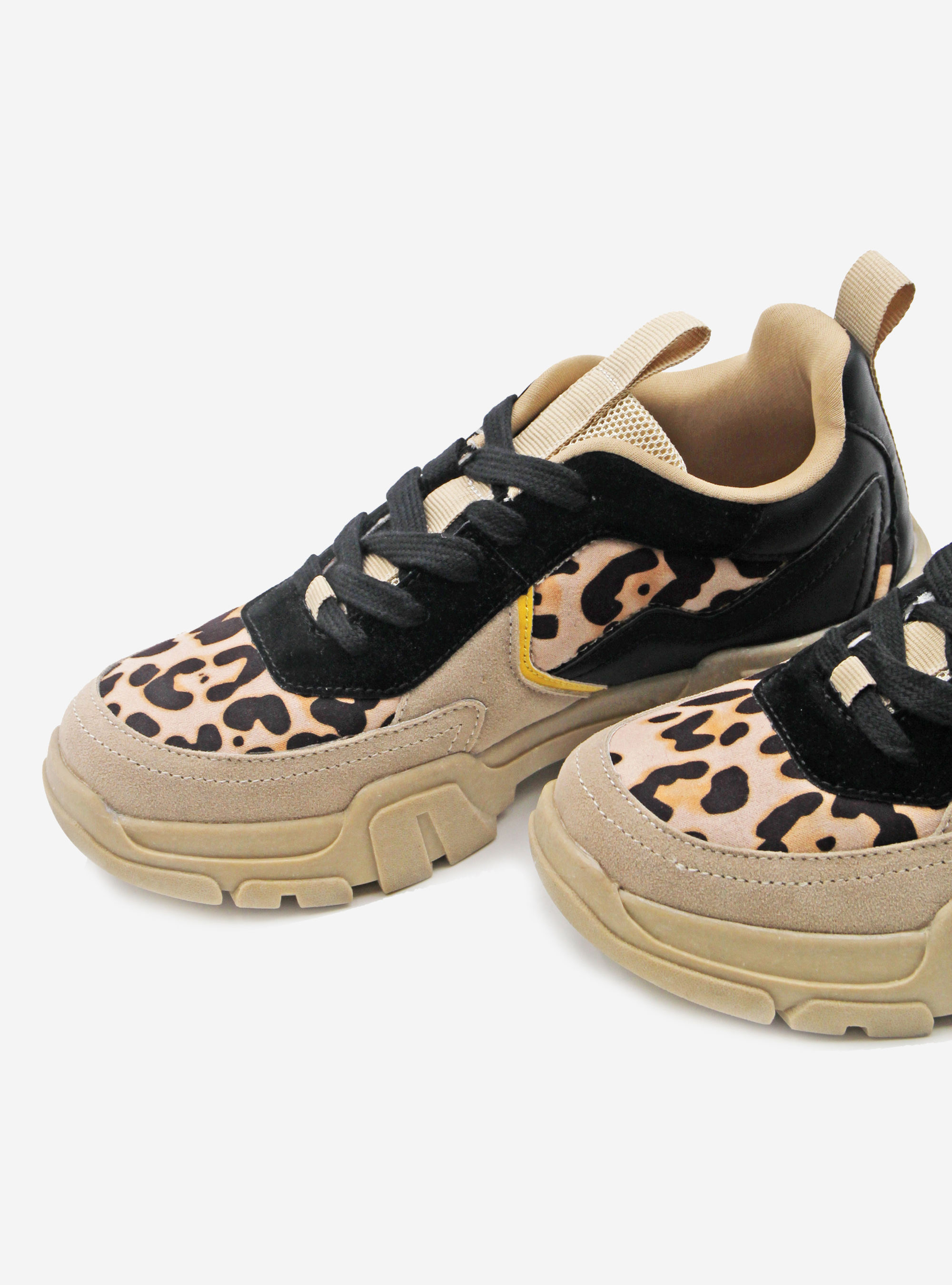 SNEAKERS ANIMALIER, BEIGE