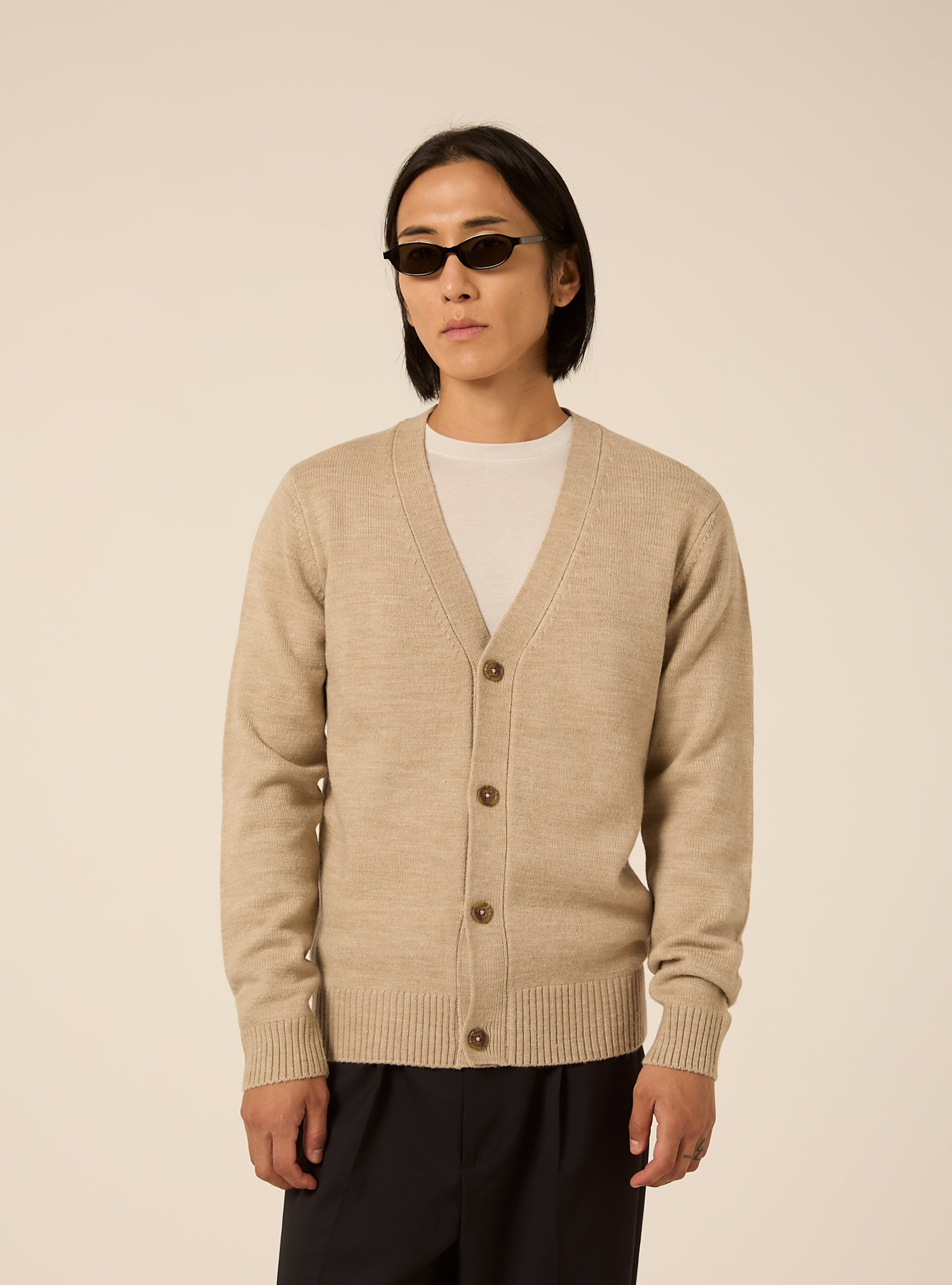 Cardigan  regular fit, BG2 BEIGE MEDIUM