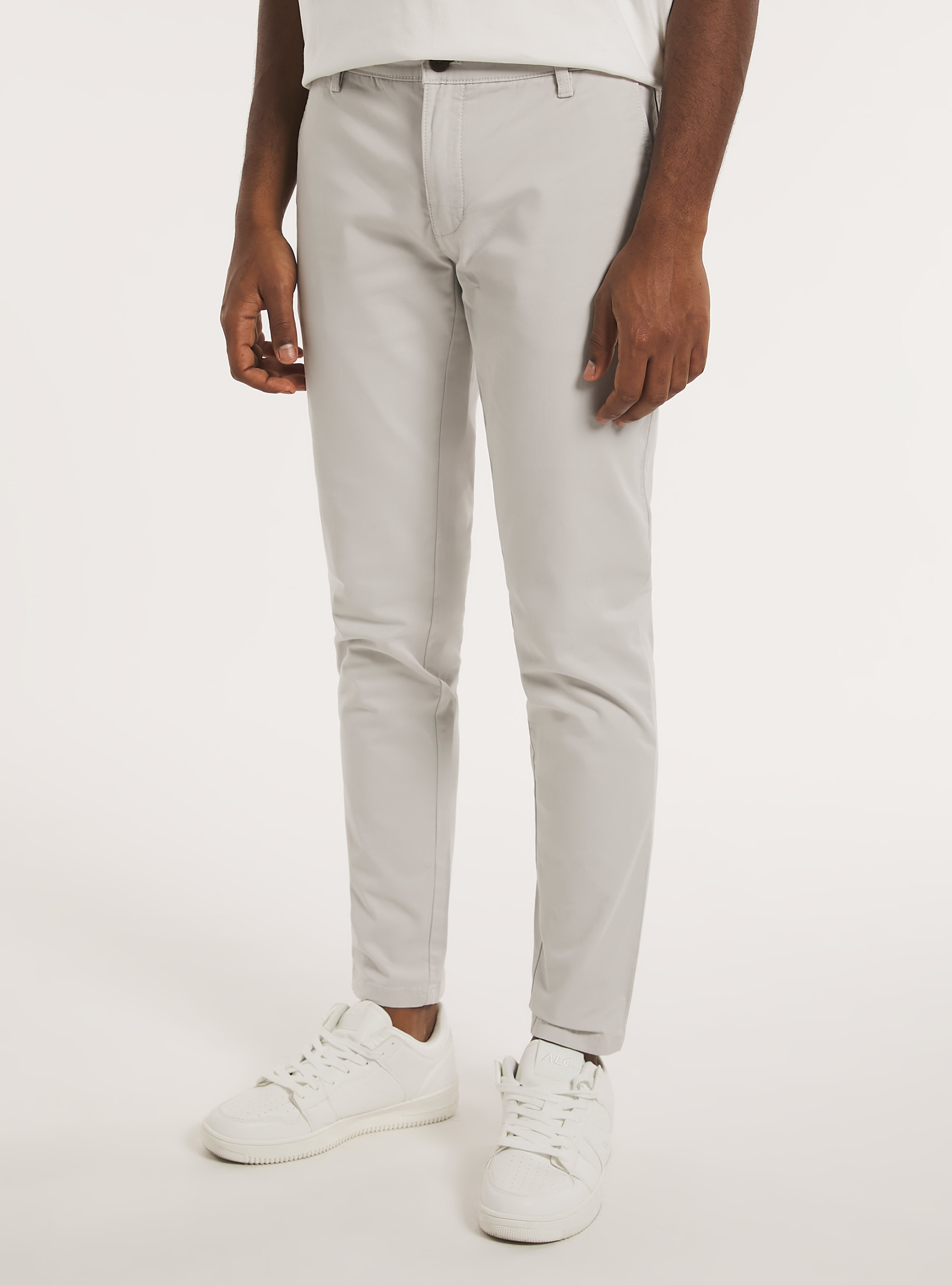 Skinny fit stretch twill chinos, SA3 SAND LIGHT