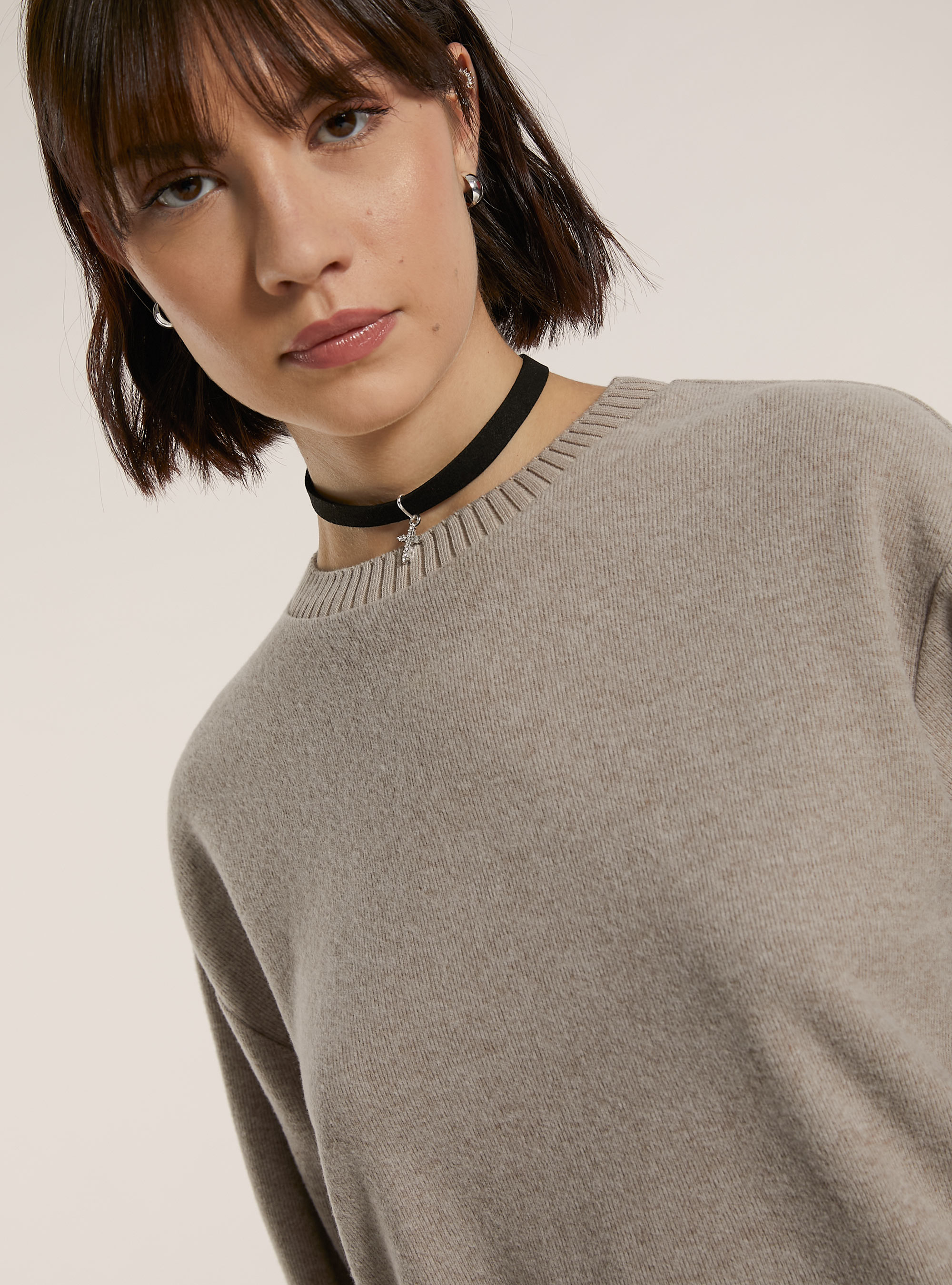 Pullover soft touch, MBG2 BEIGE MEL MED